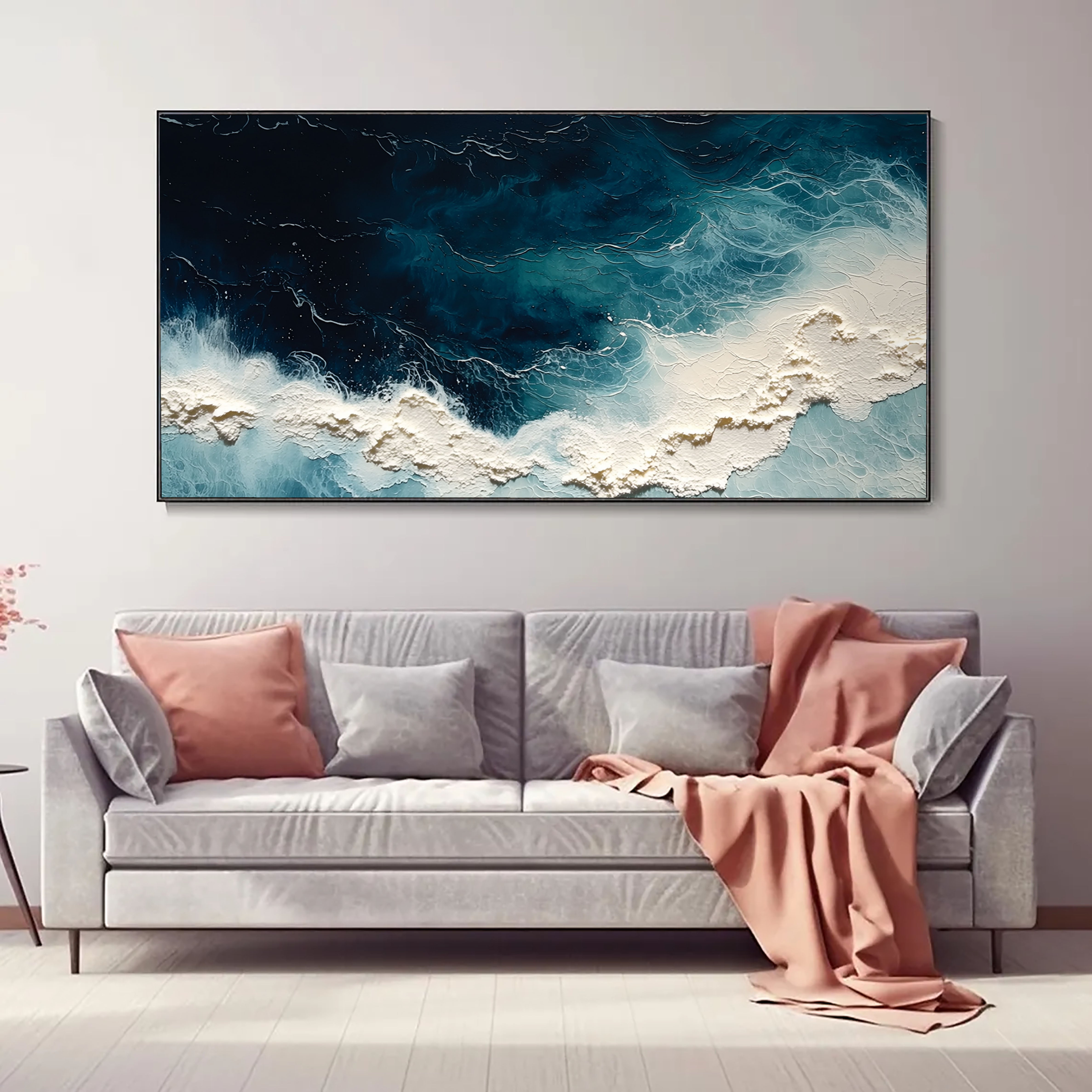 Oceanic Depth Motion | White Foam