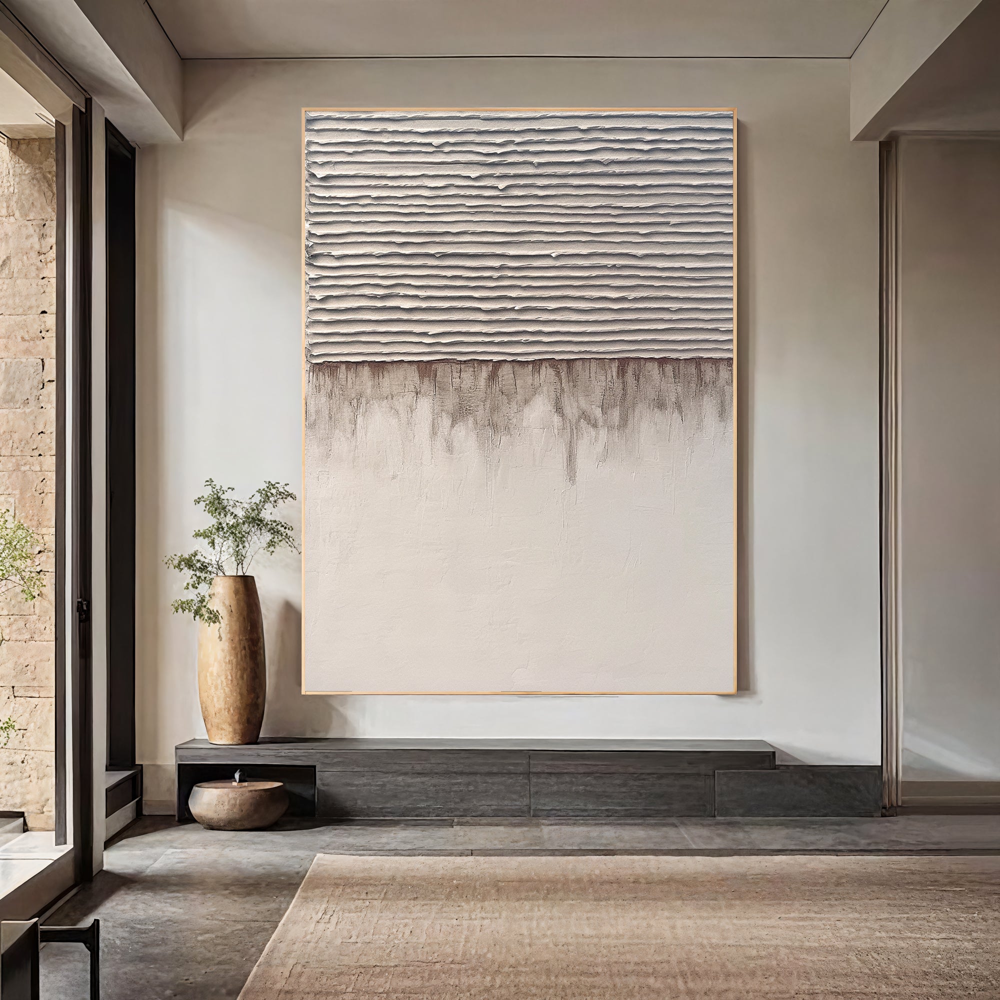 Textured Beige Depth | Taupe Hues