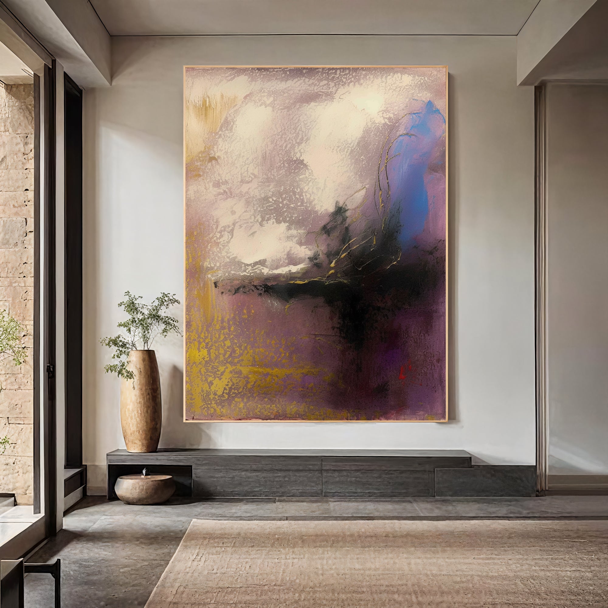 Textured Violaceous Opulence | Purple Aurum