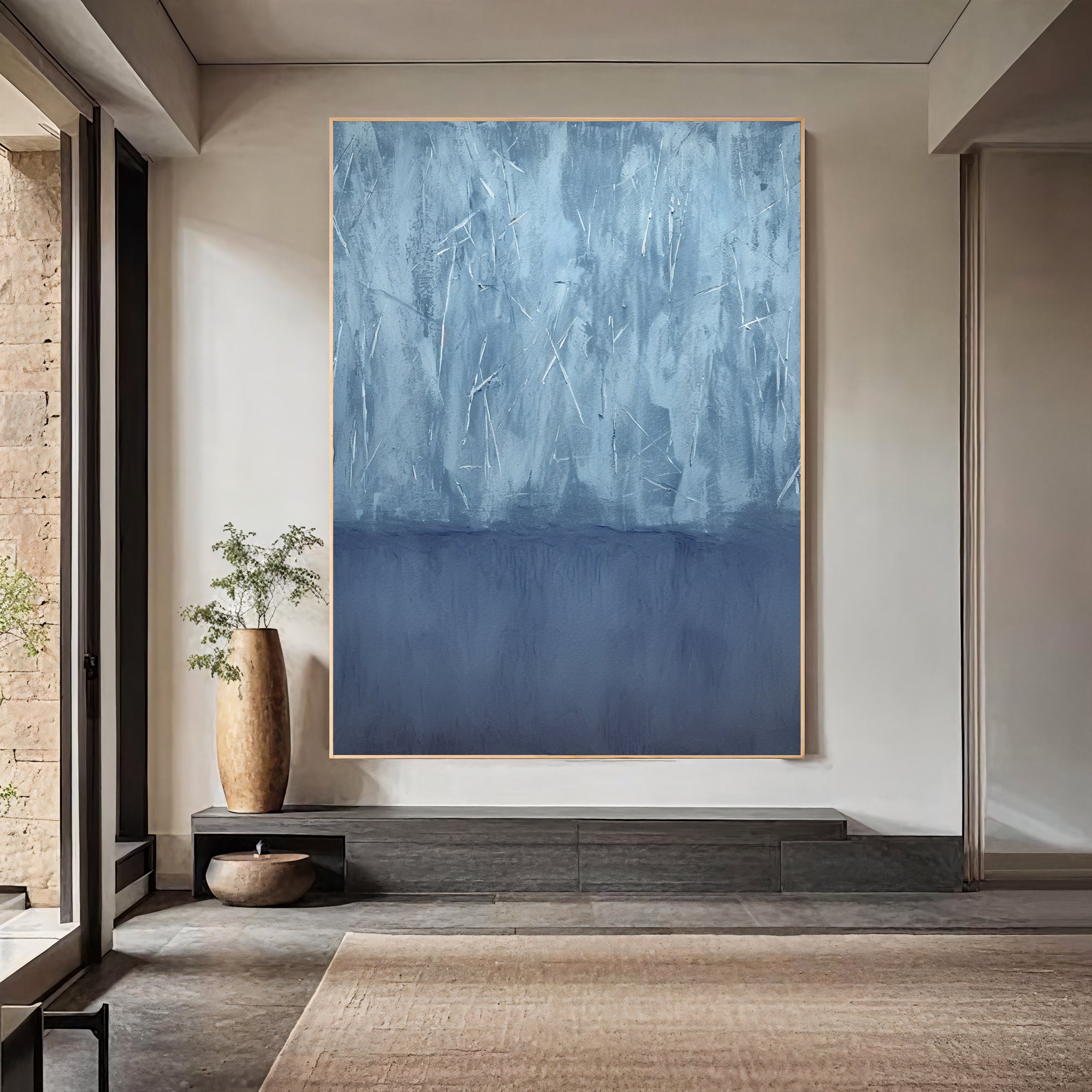 Textured Blue Calmness | Sky Hues