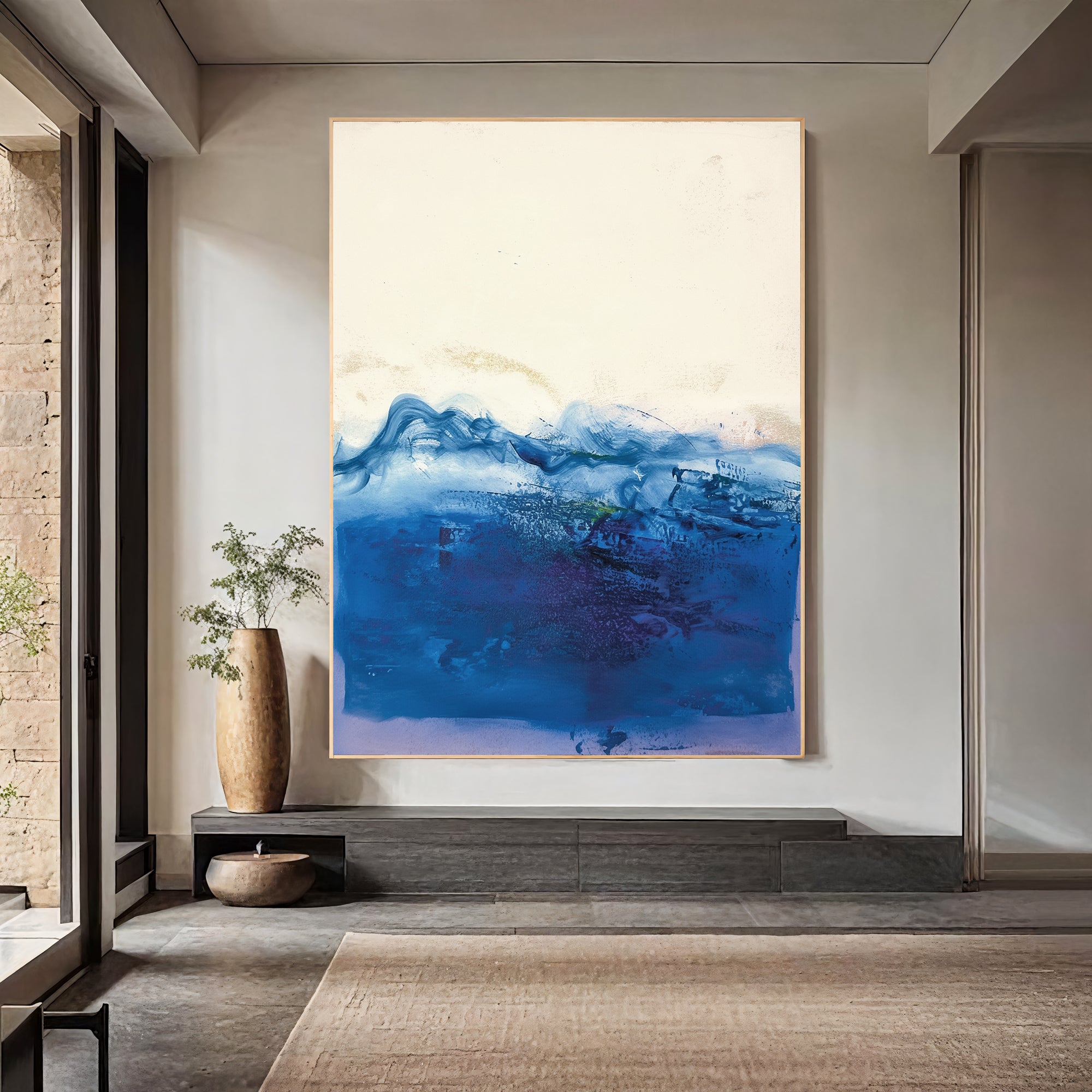 Textured Blue Majesty | Ocean Tones