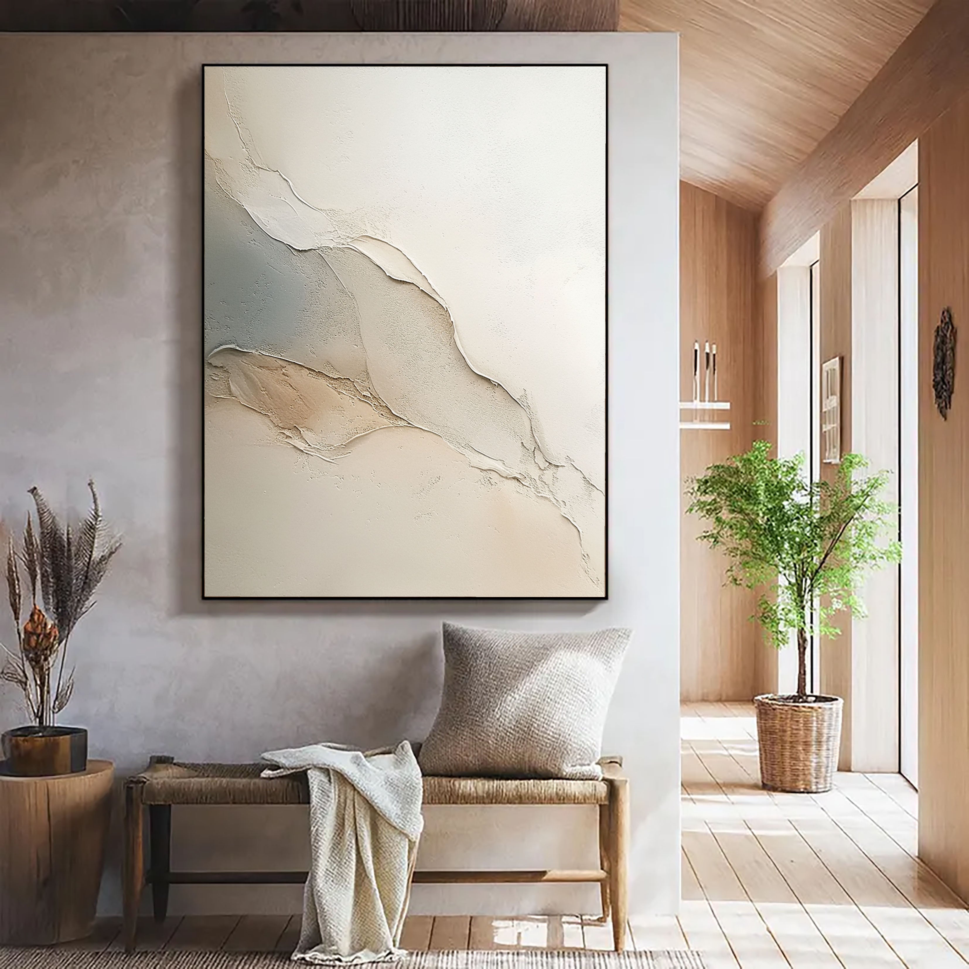 Textured Neutral Rhythm | Earthy Flow