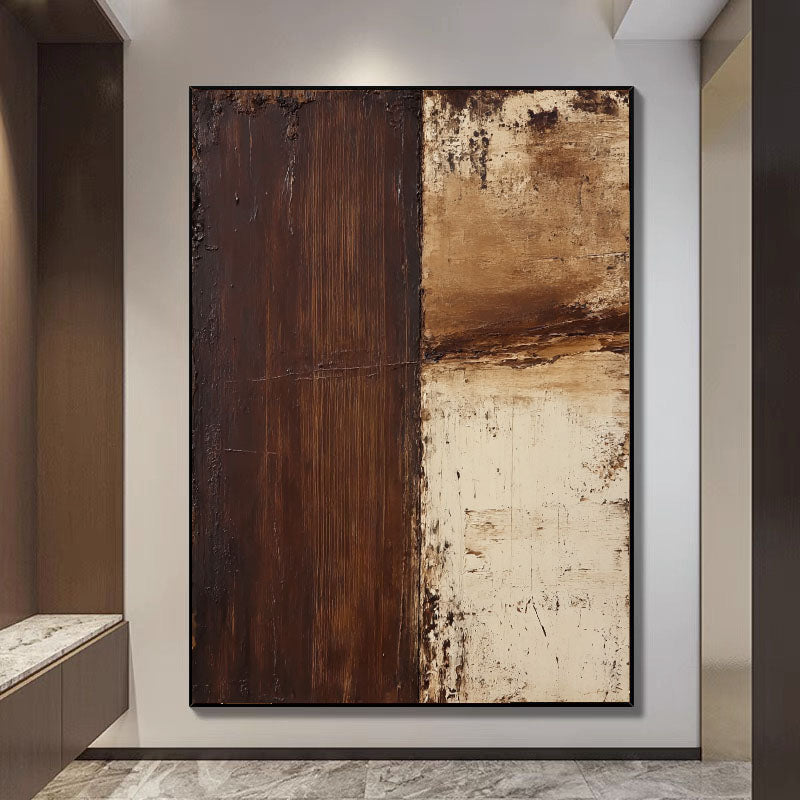 Textured Weathered Panels | Chestnut Ivory