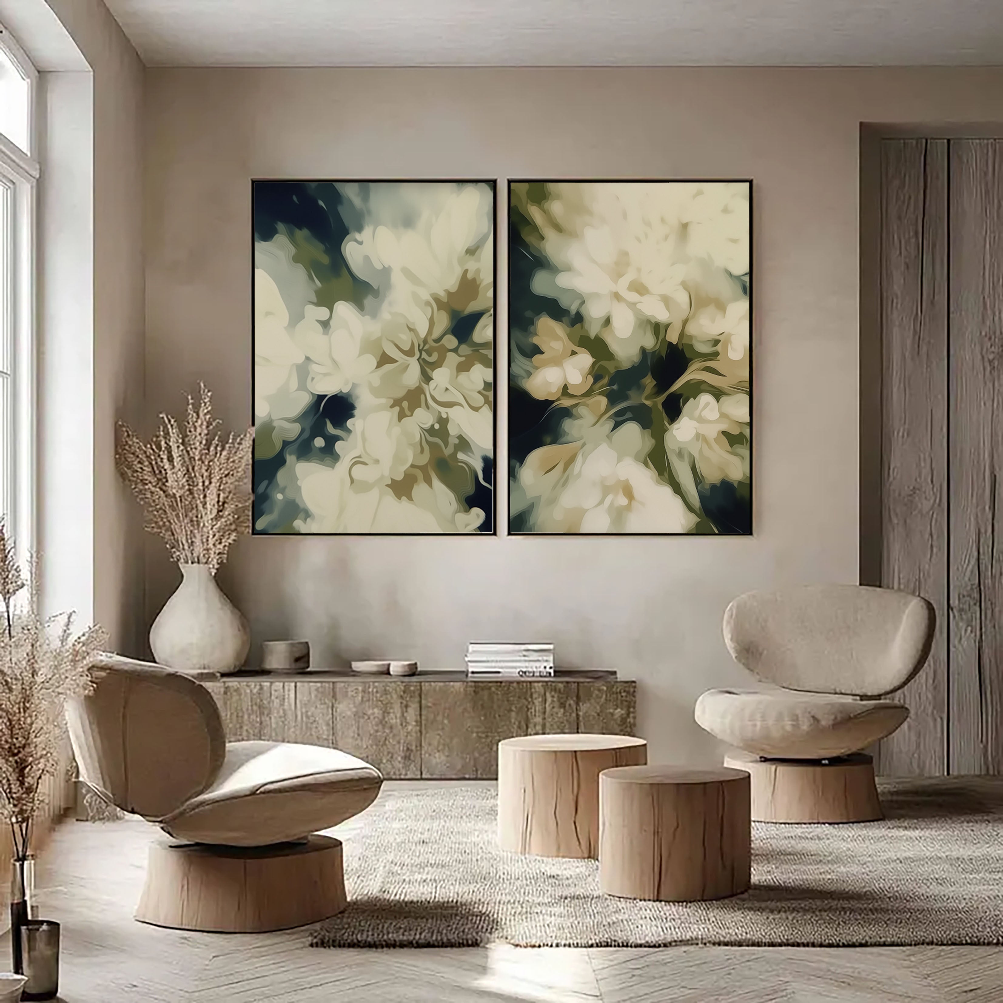 Ethereal Floral Fusion | Soft Tones