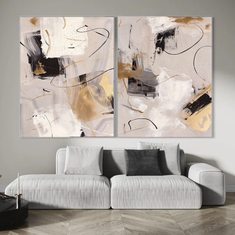 Gilded Abstract Expression | Modern Luxe