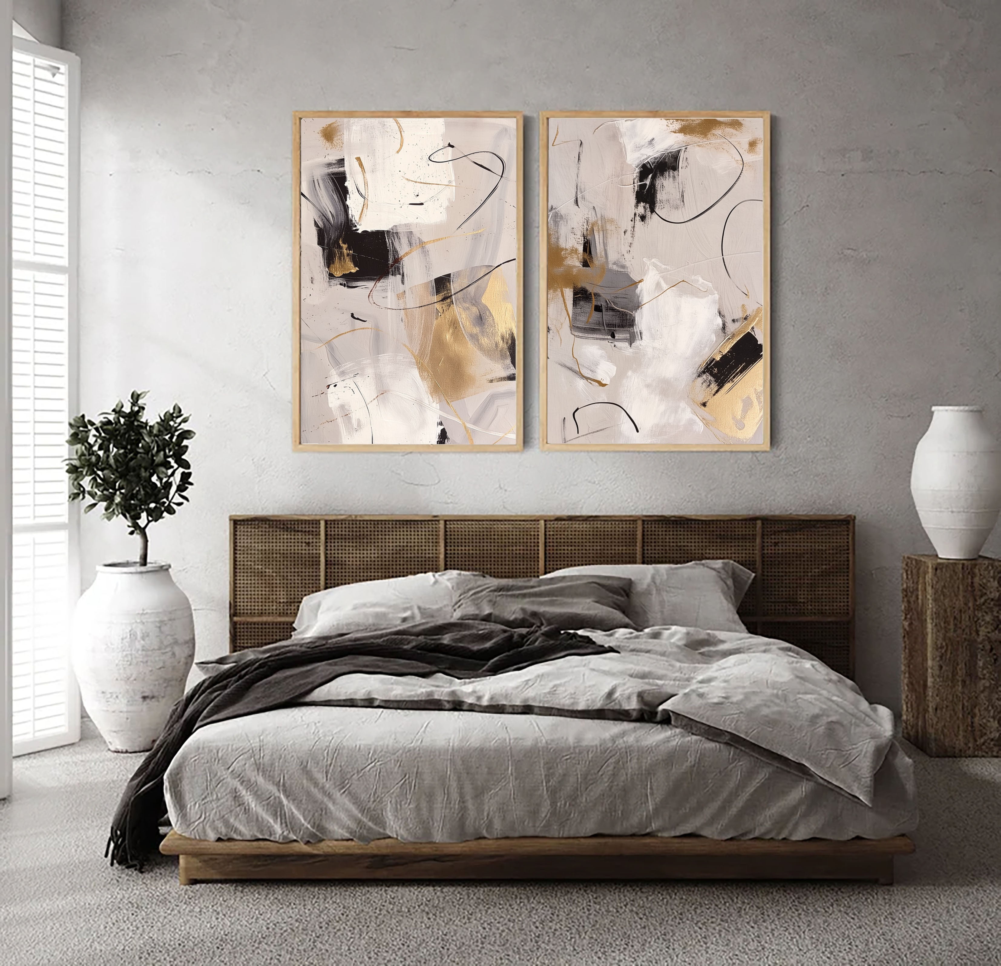 Gilded Abstract Expression | Modern Luxe
