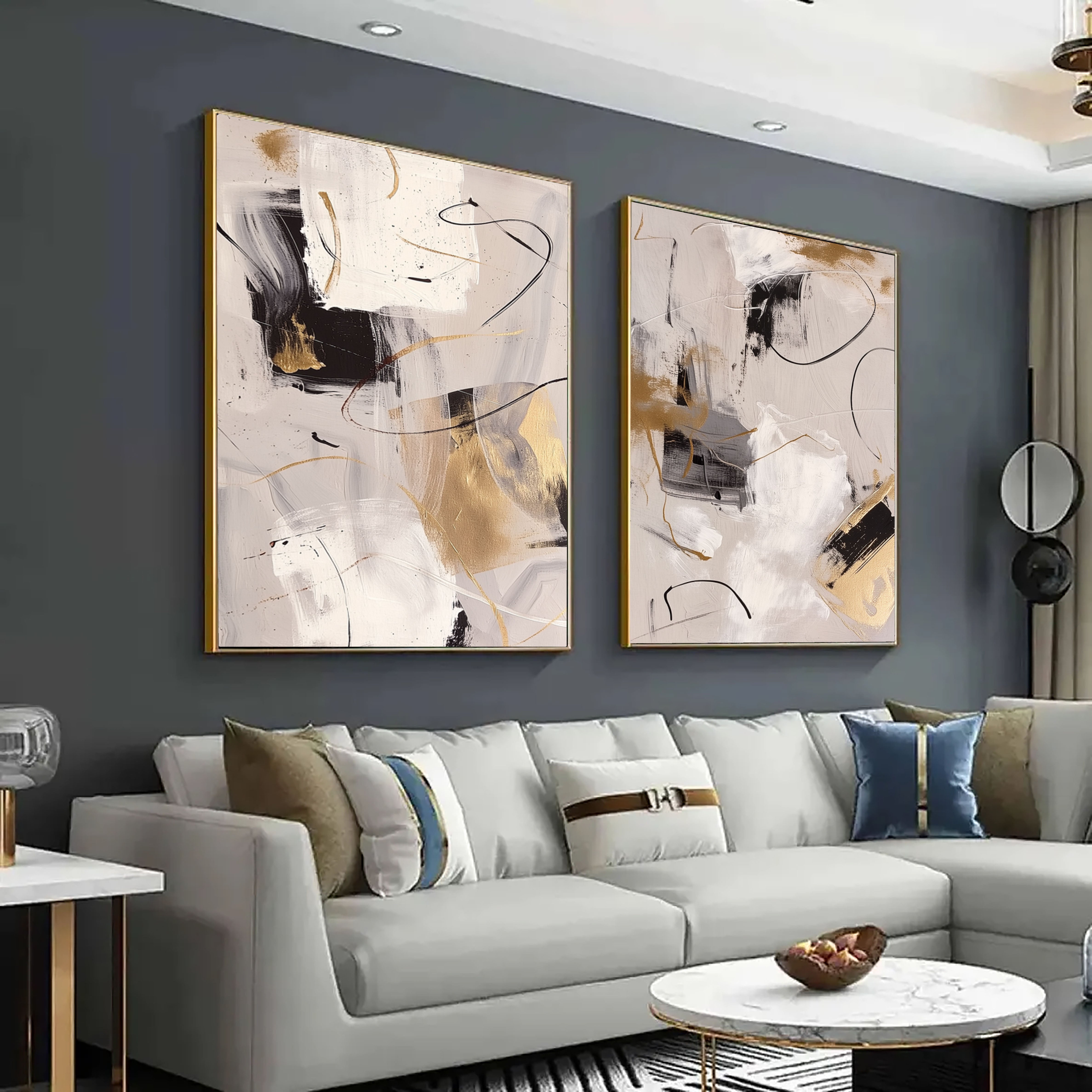 Gilded Abstract Expression | Modern Luxe