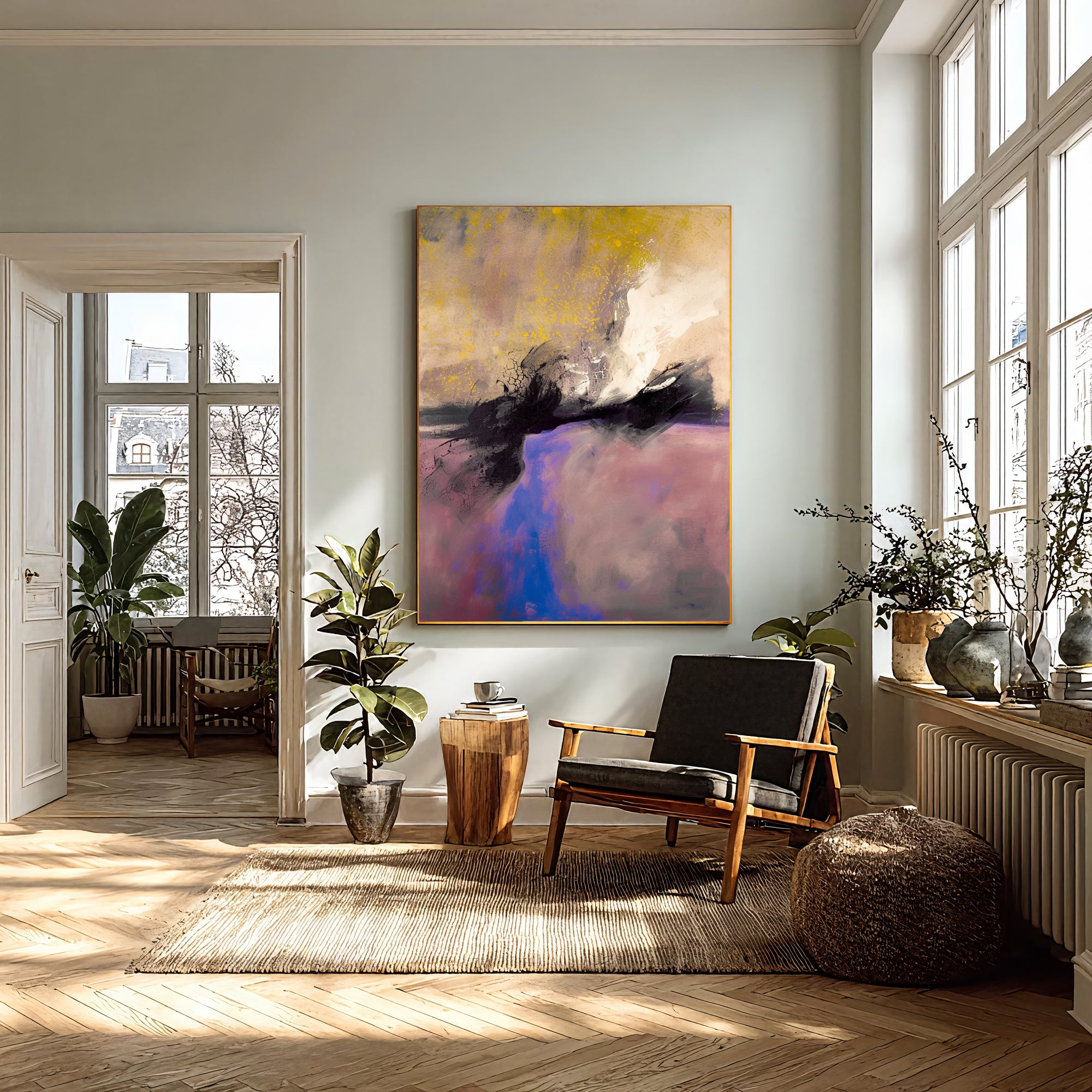 Textured Magenta Opulence | Pink Purple