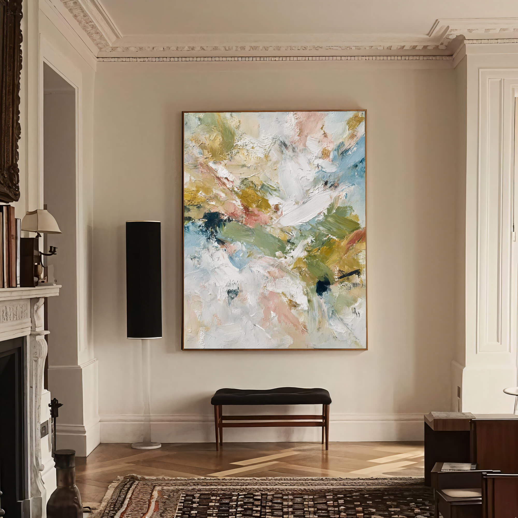 Impasto Neutral Bloom | Soft Hues