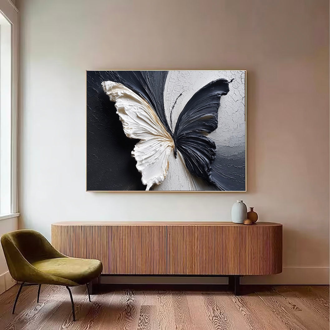Textured Butterfly Opulence | Gilded Flutter