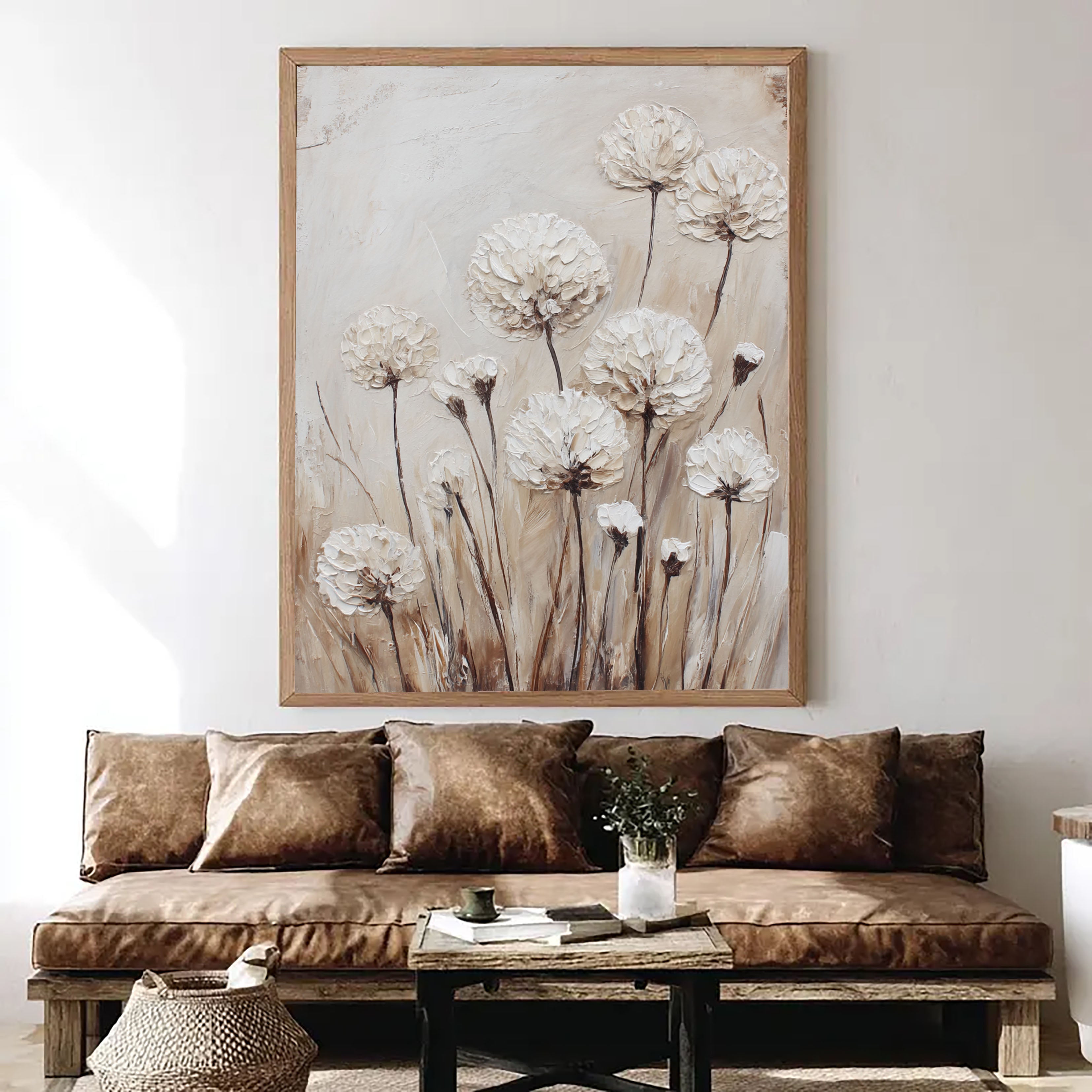 Textured Puff Blossoms | Cream Hues