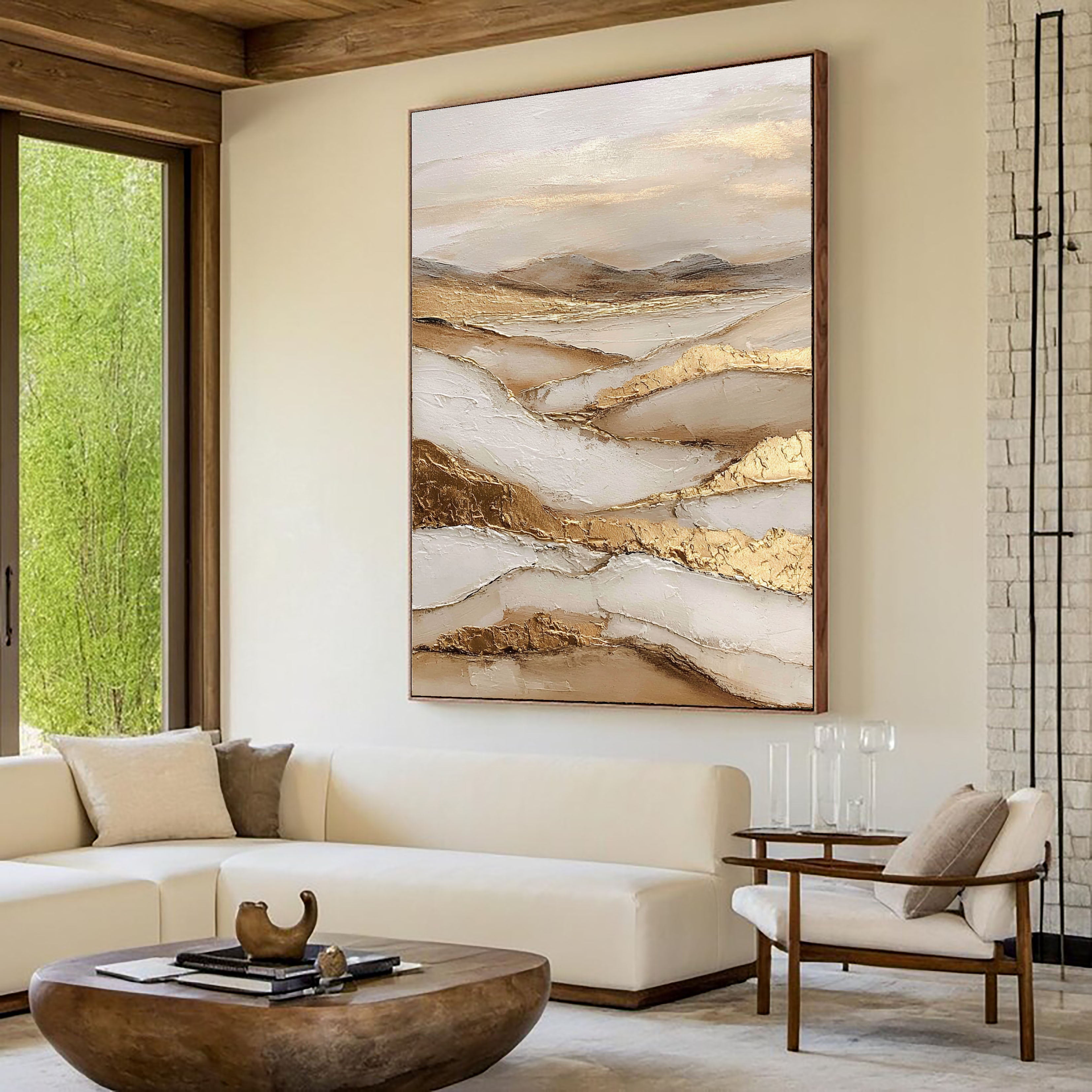 Textured Earthly Elegance | Golden Vista