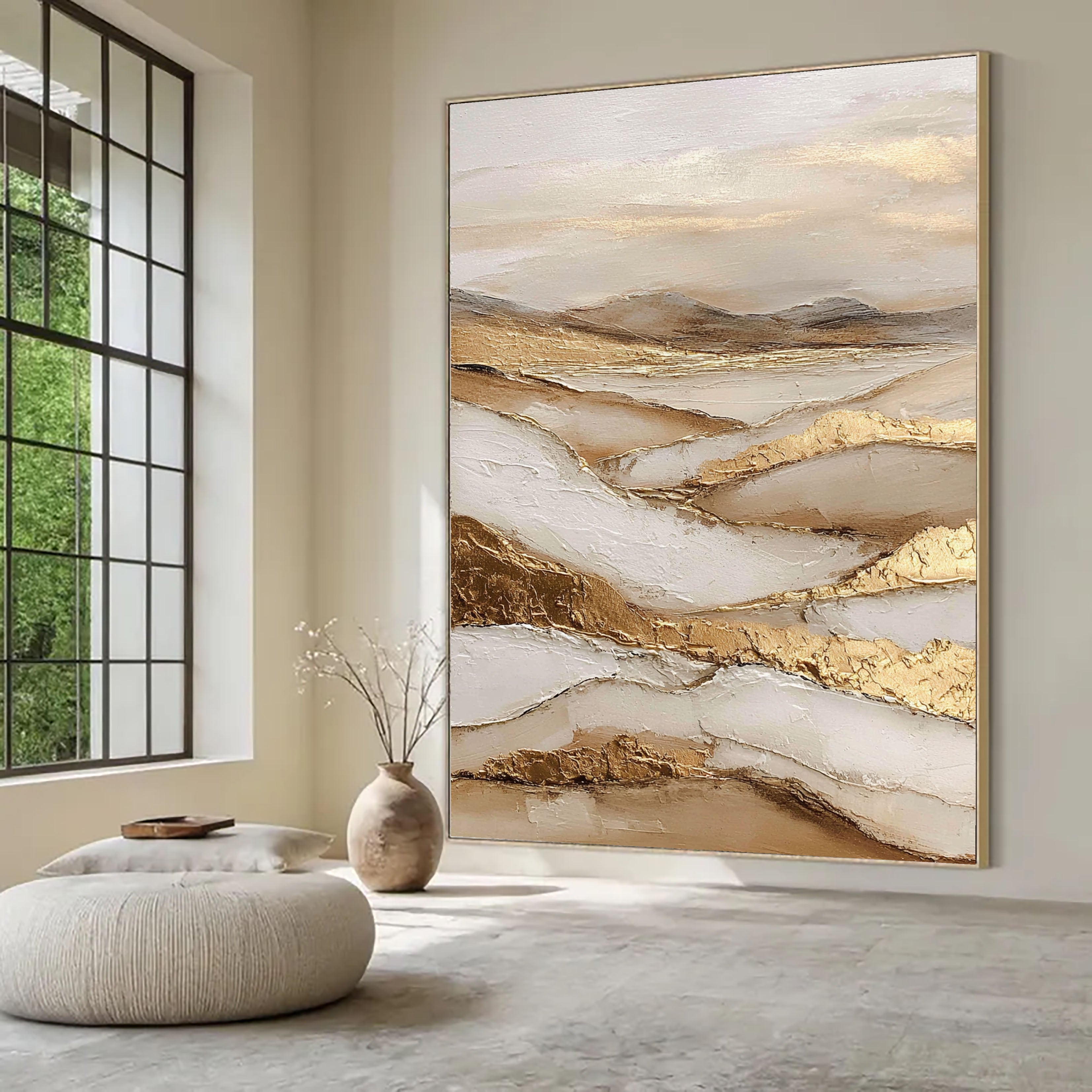 Textured Earthly Elegance | Golden Vista