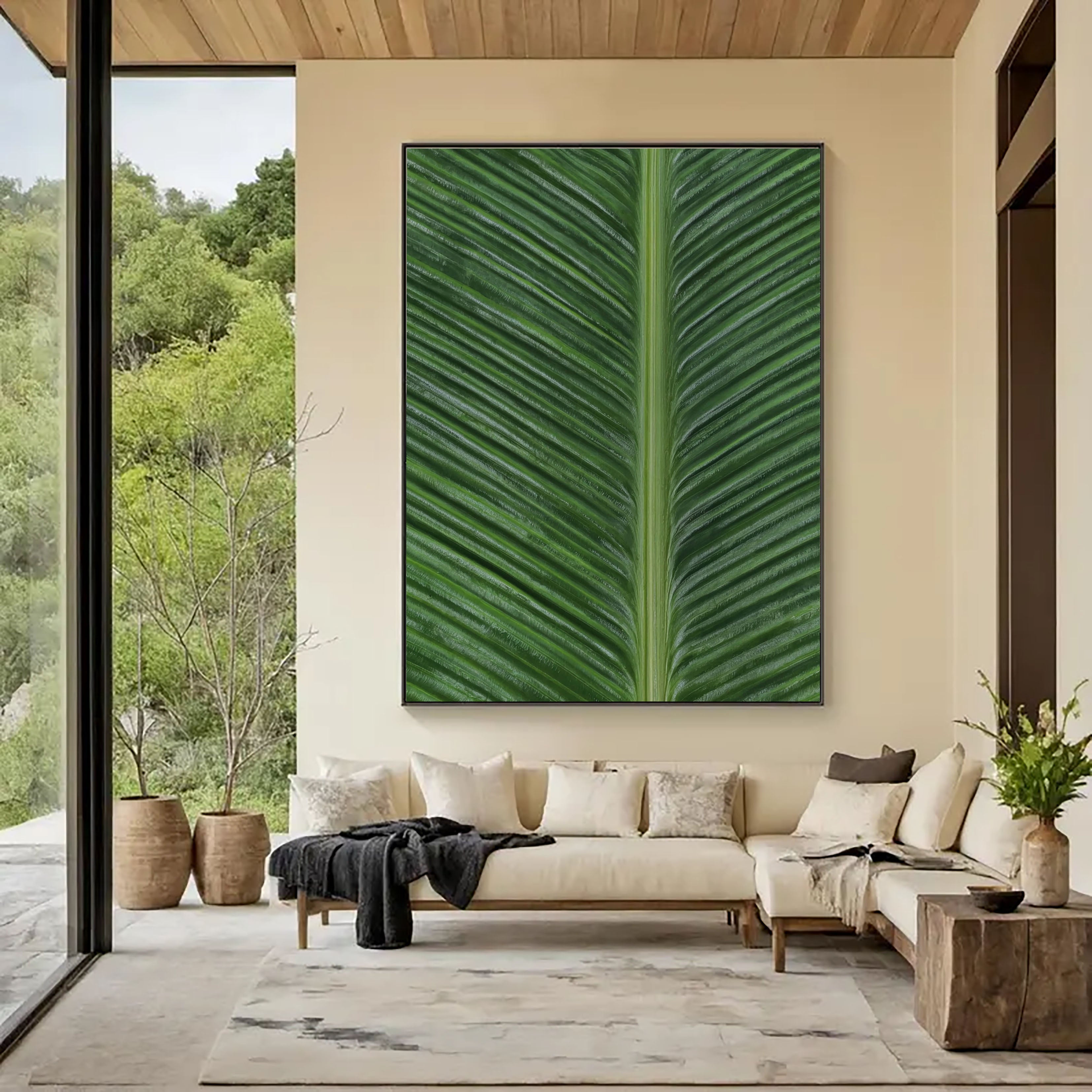 Lush Foliage Texture | Emerald Frond