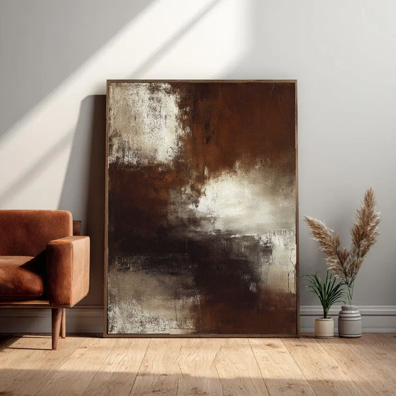 Textured Umbral Elegance | Sepia Veil