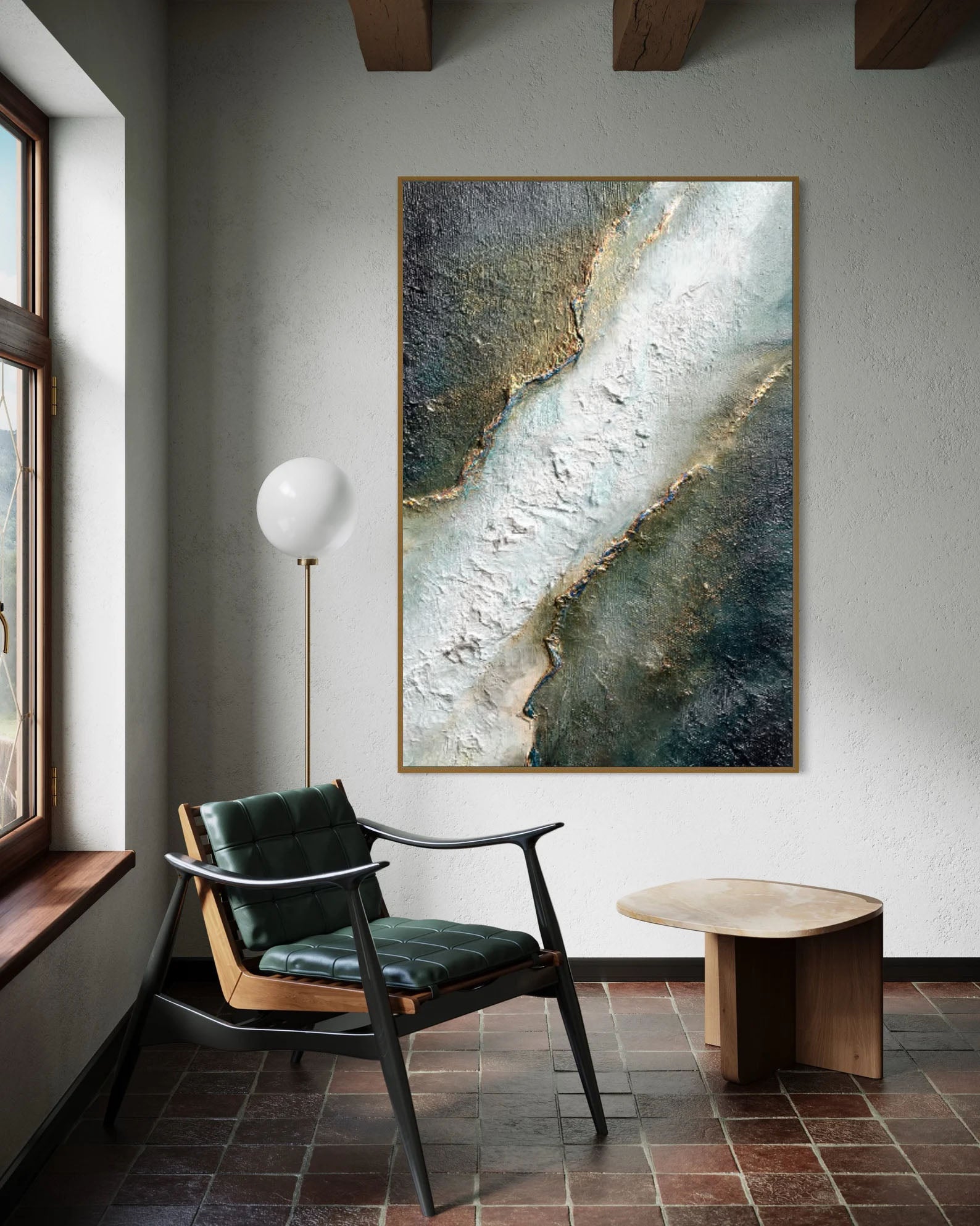 Fractured Light Vein | Silver Rift