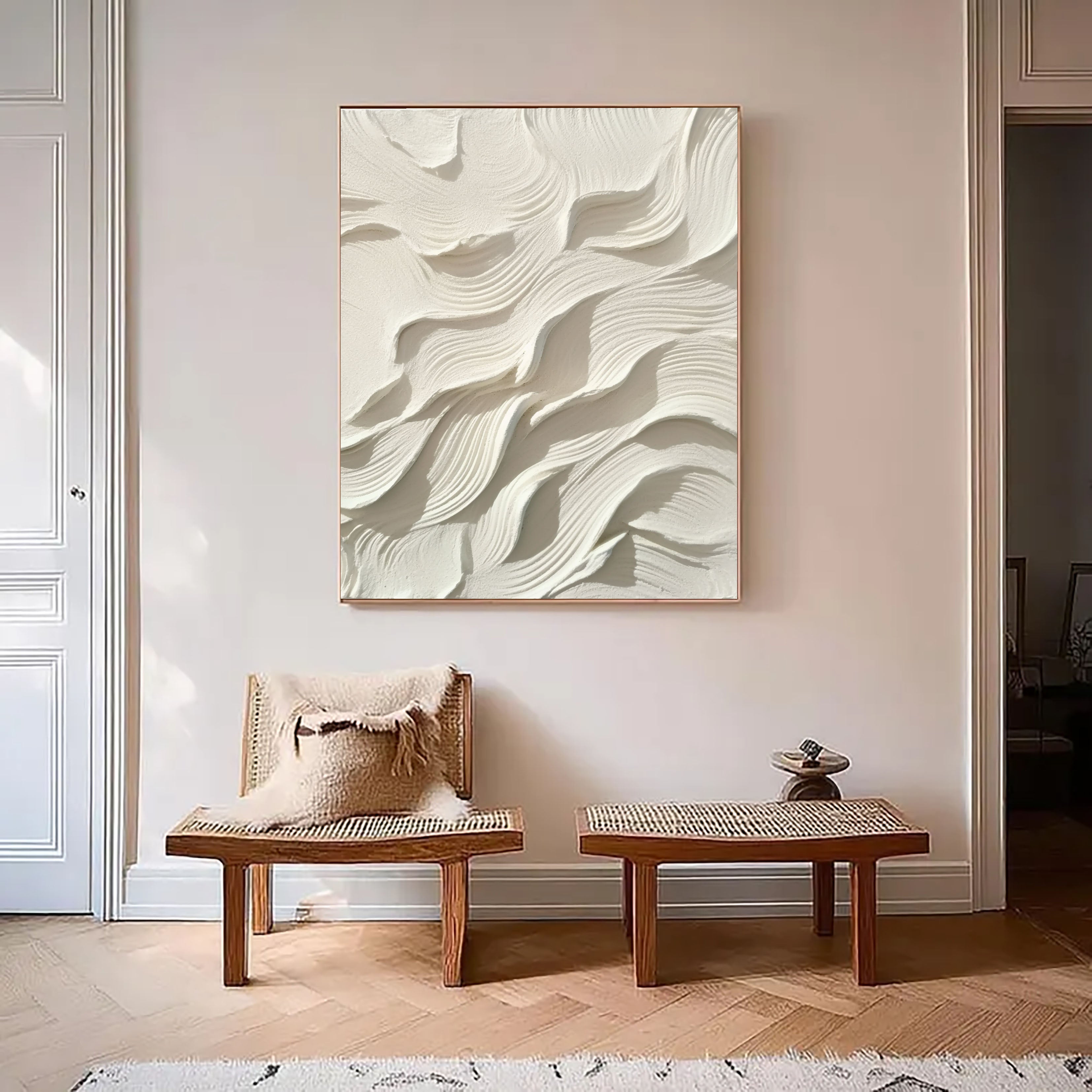 Textured Beige Dynamics | Neutral Wave