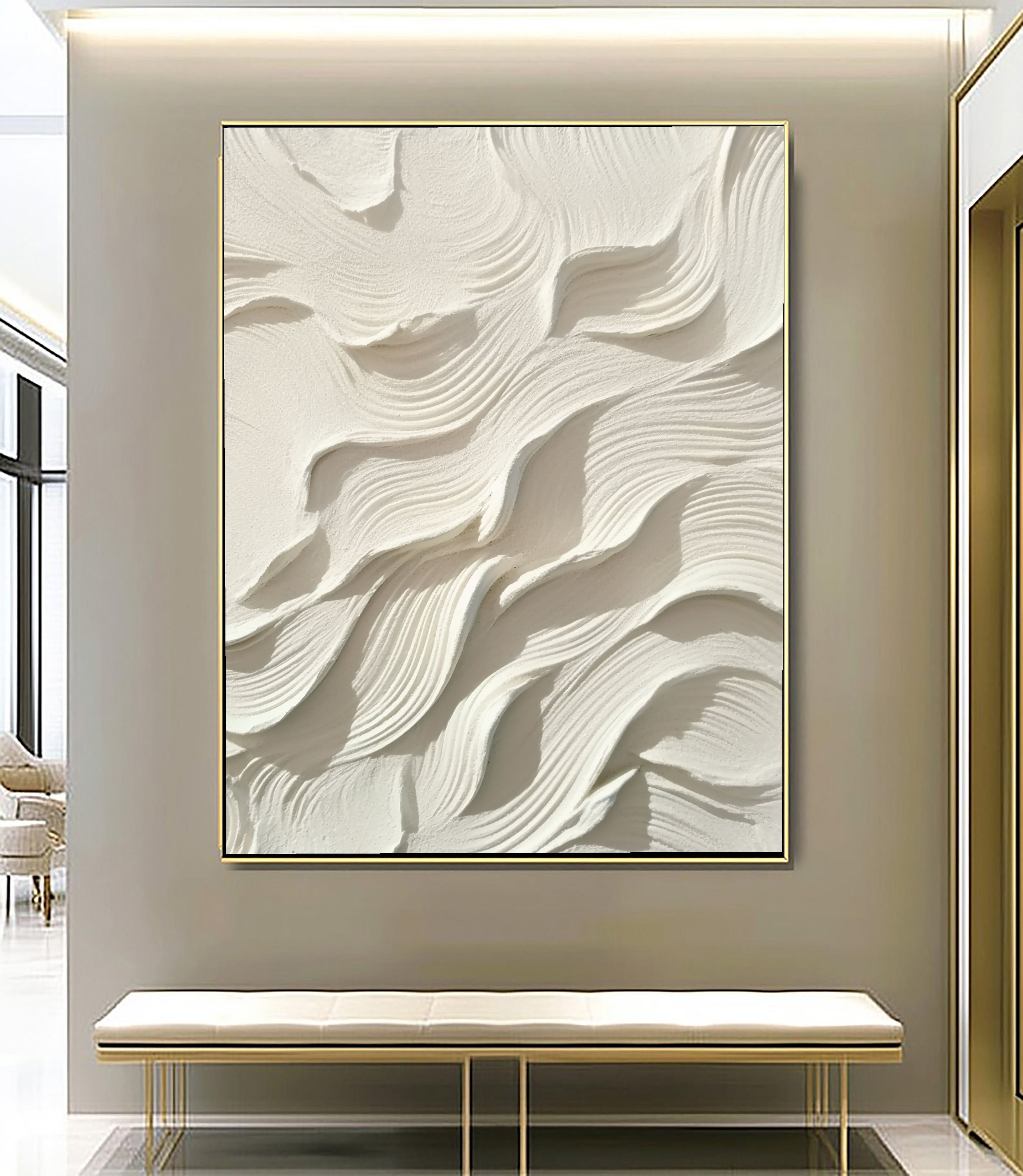 Textured Beige Dynamics | Neutral Wave