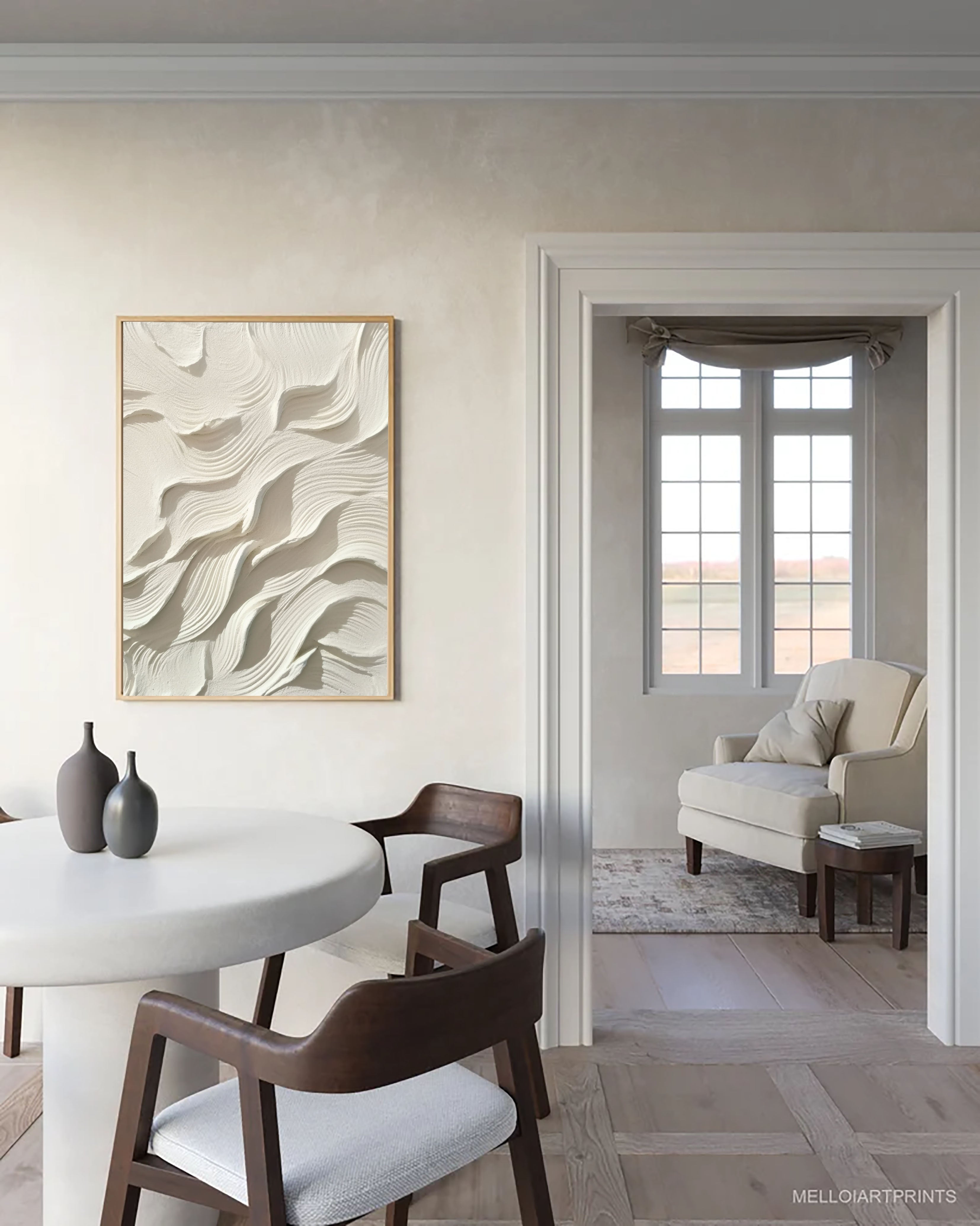 Textured Beige Dynamics | Neutral Wave