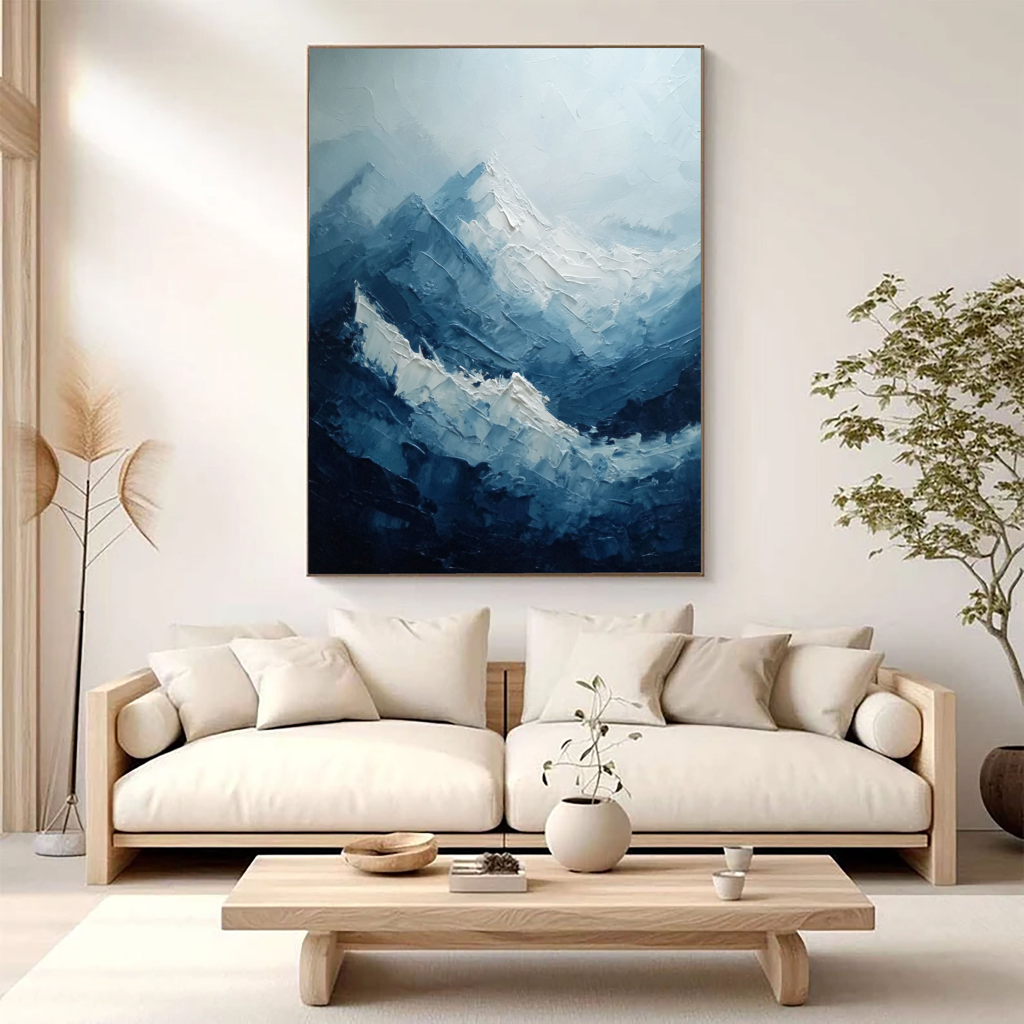 Textured Alpine Peaks | Frosted Ridges