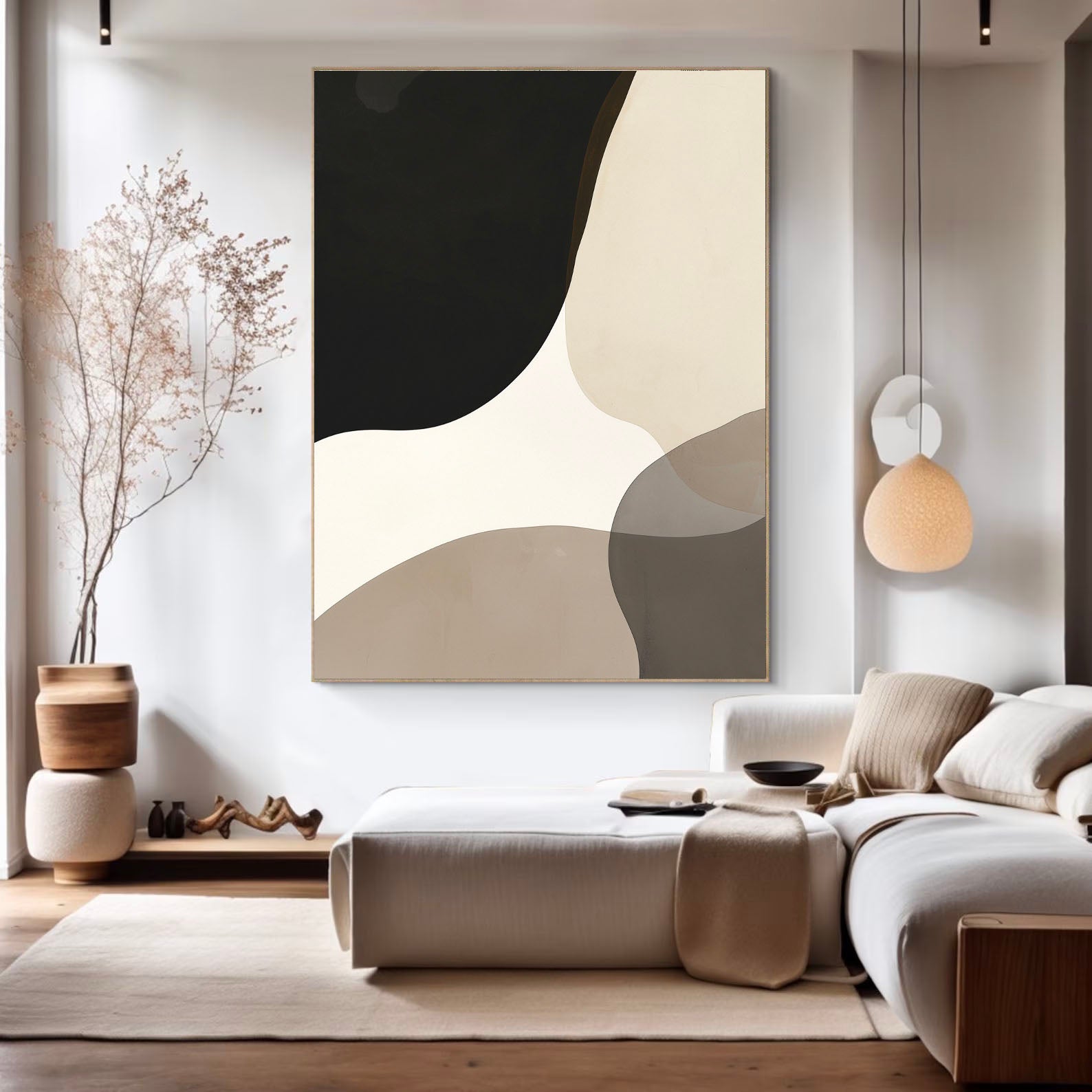 Textured Neutral Geometry | Monochrome Blend