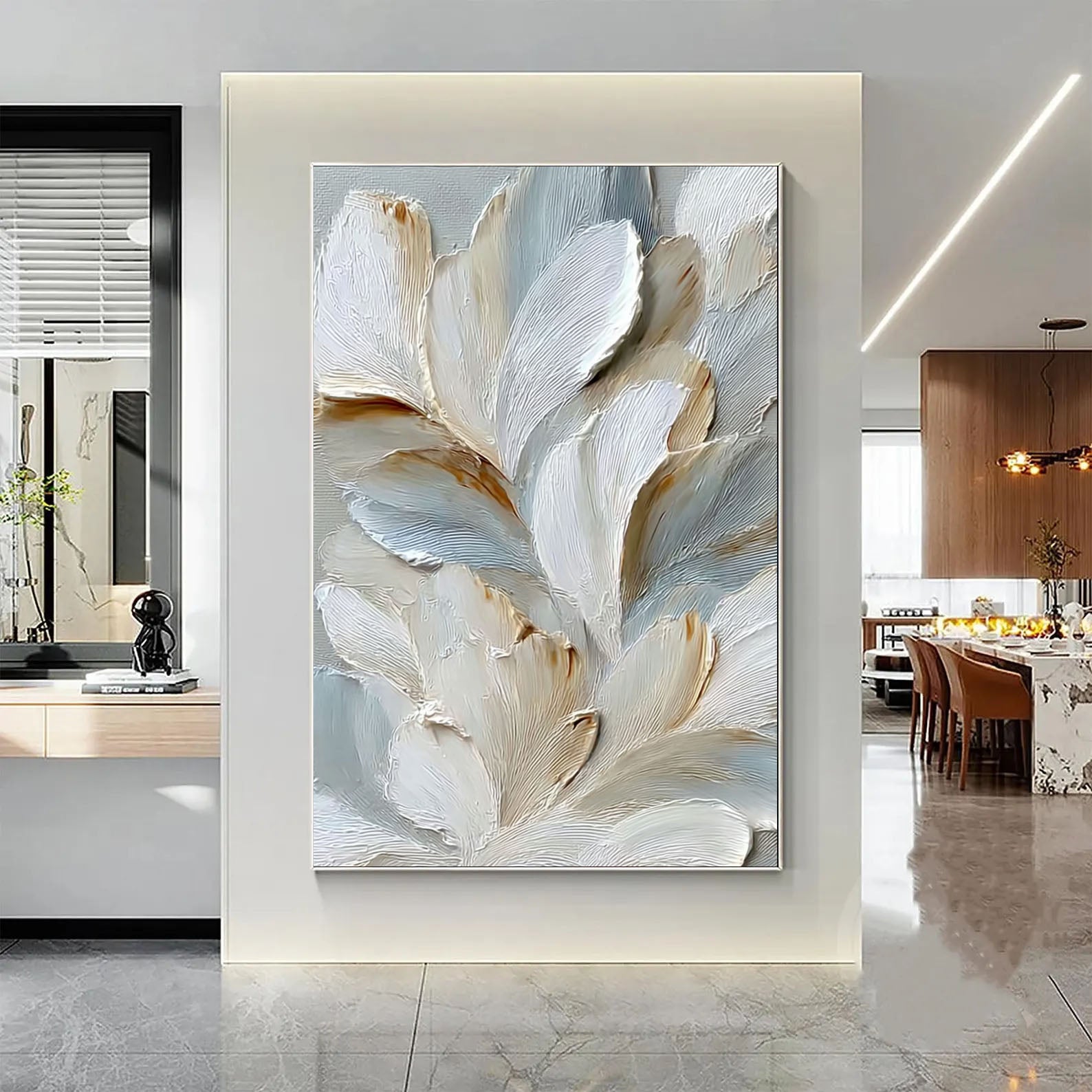 Geformte Blütenpracht | Sanfte Neutraltöne