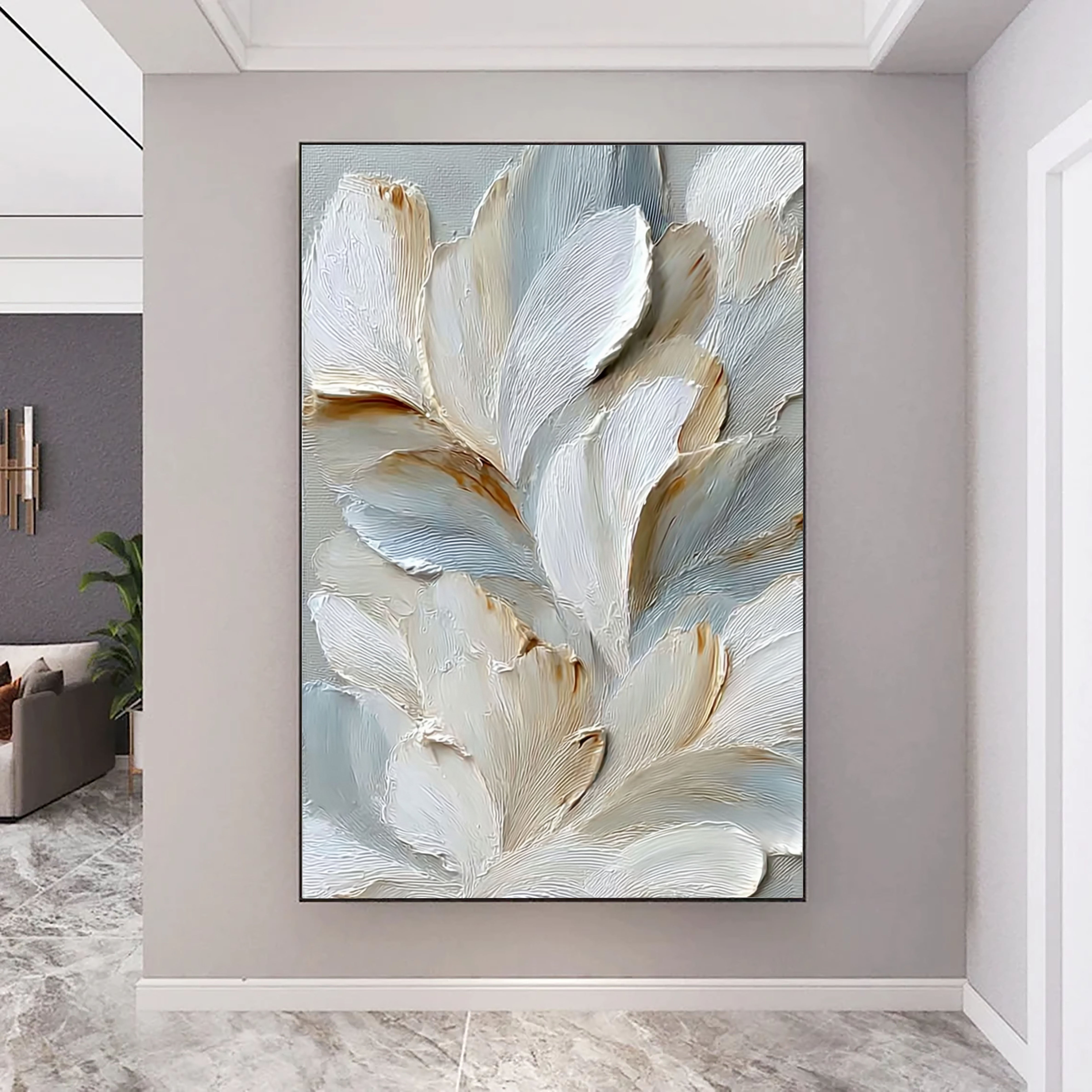 Geformte Blütenpracht | Sanfte Neutraltöne