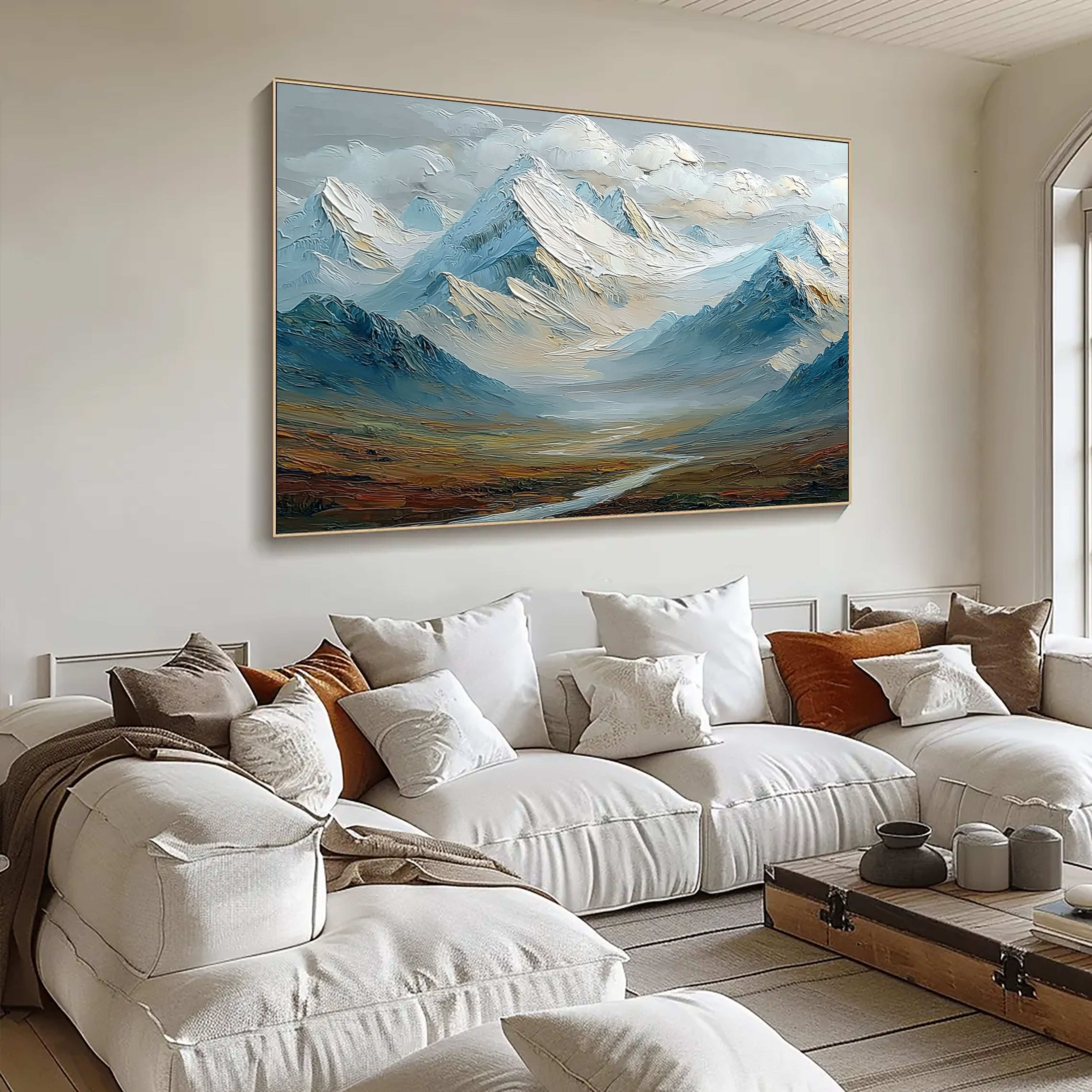 Majestic Alpine Vista | Snow & Sky