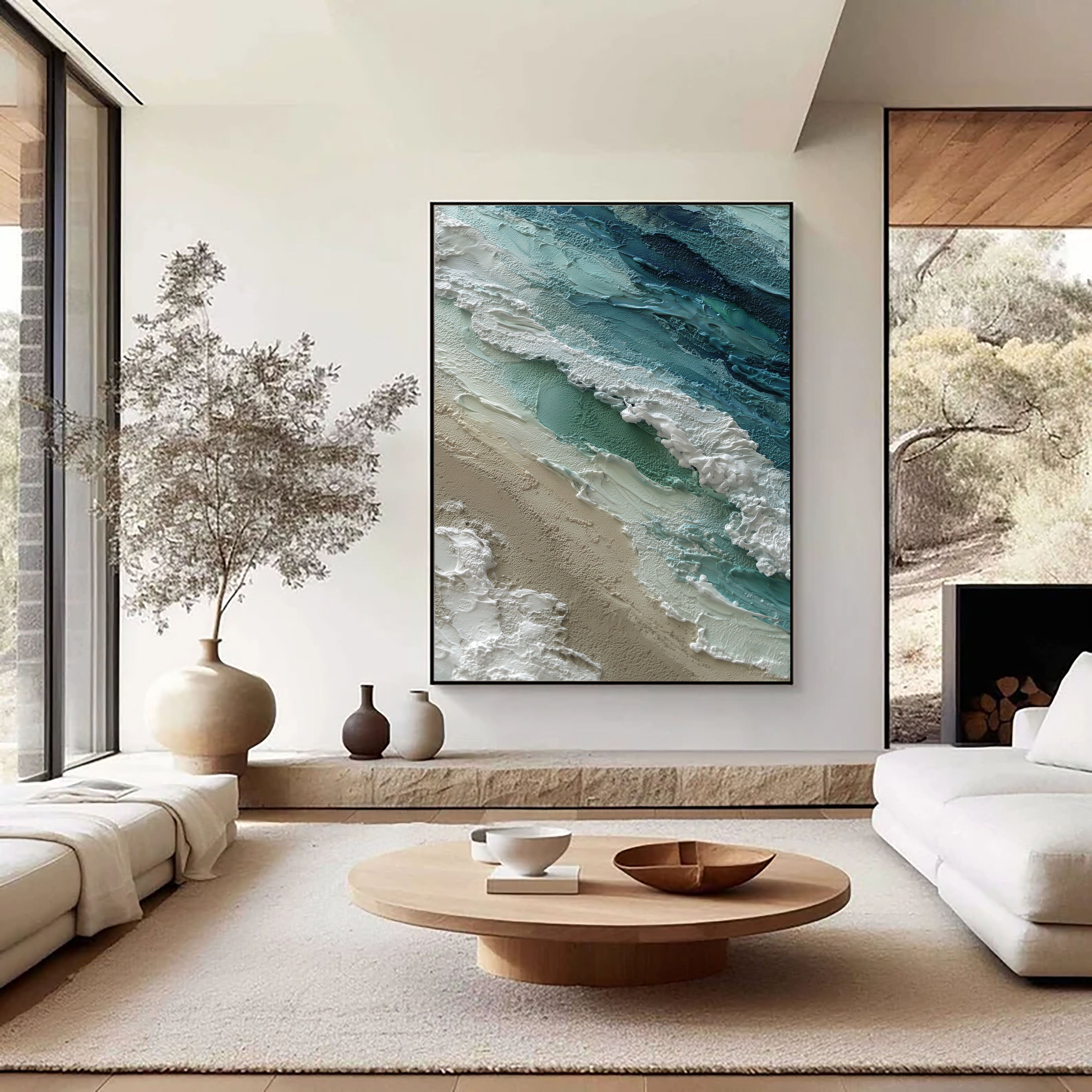 Textured Coastal Surf | Beach Foam