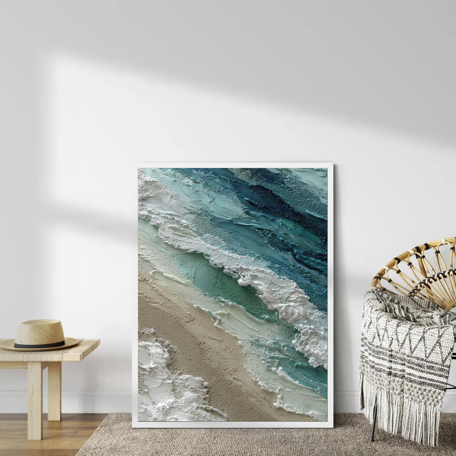 Textured Coastal Surf | Beach Foam