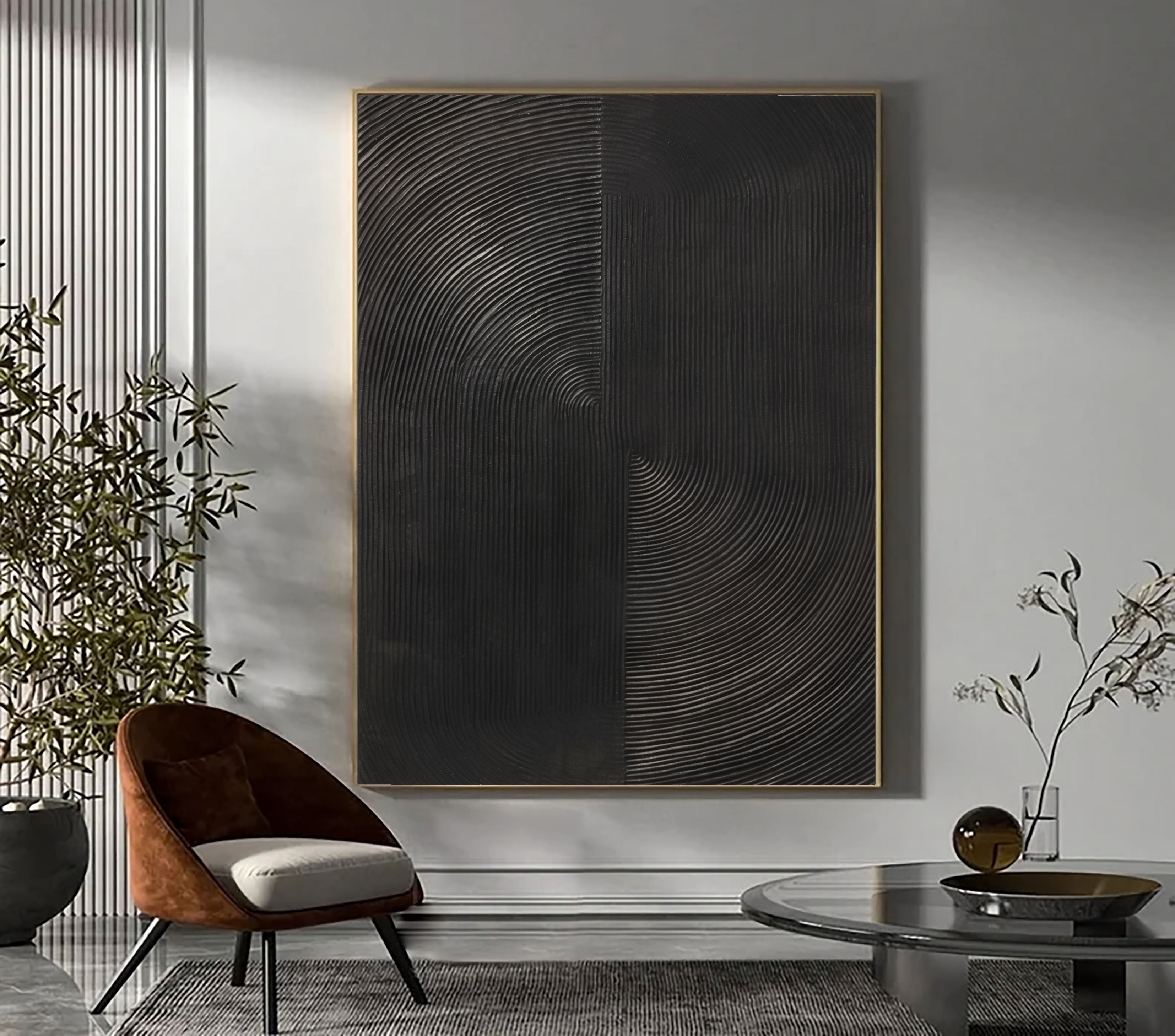 Textured Black Rhythm | Minimalist Wave