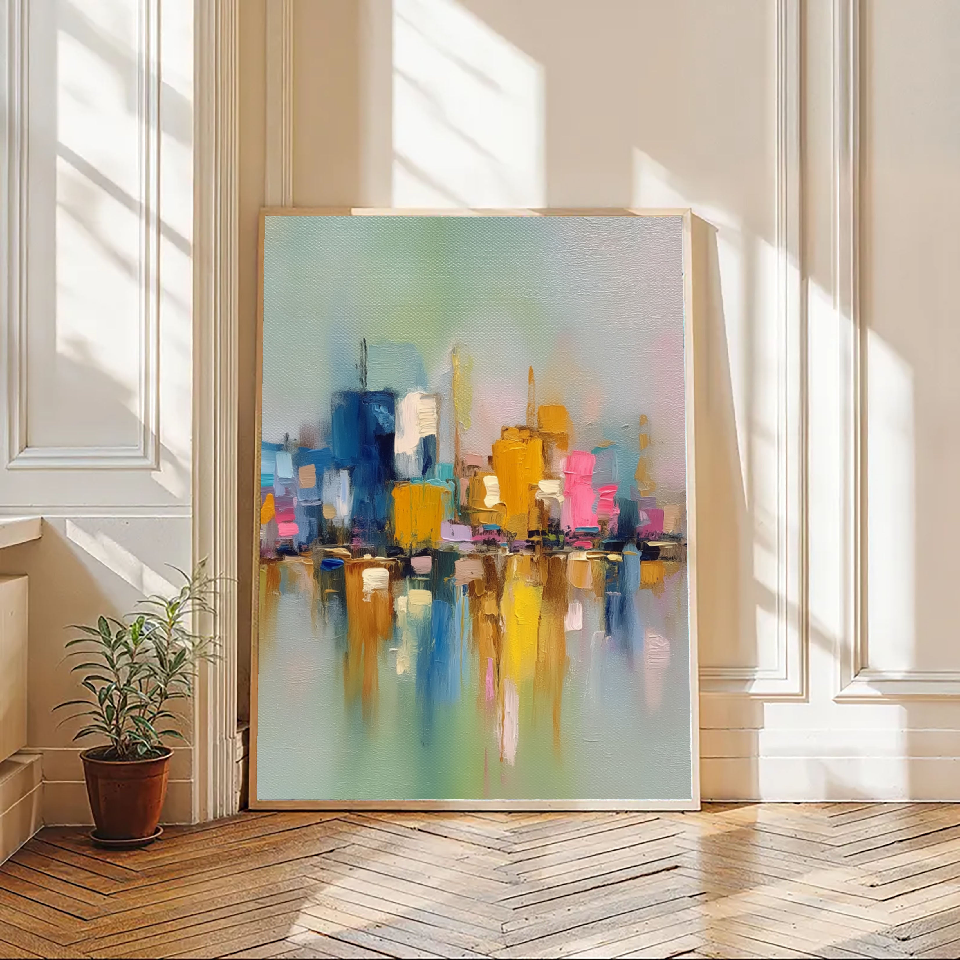 Urban Reflections | Colorful Skyline