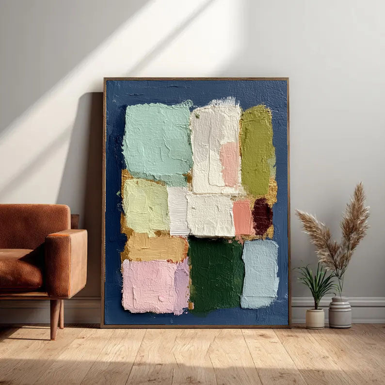 Pastellblock-Harmonie | Sanfte Geometrie