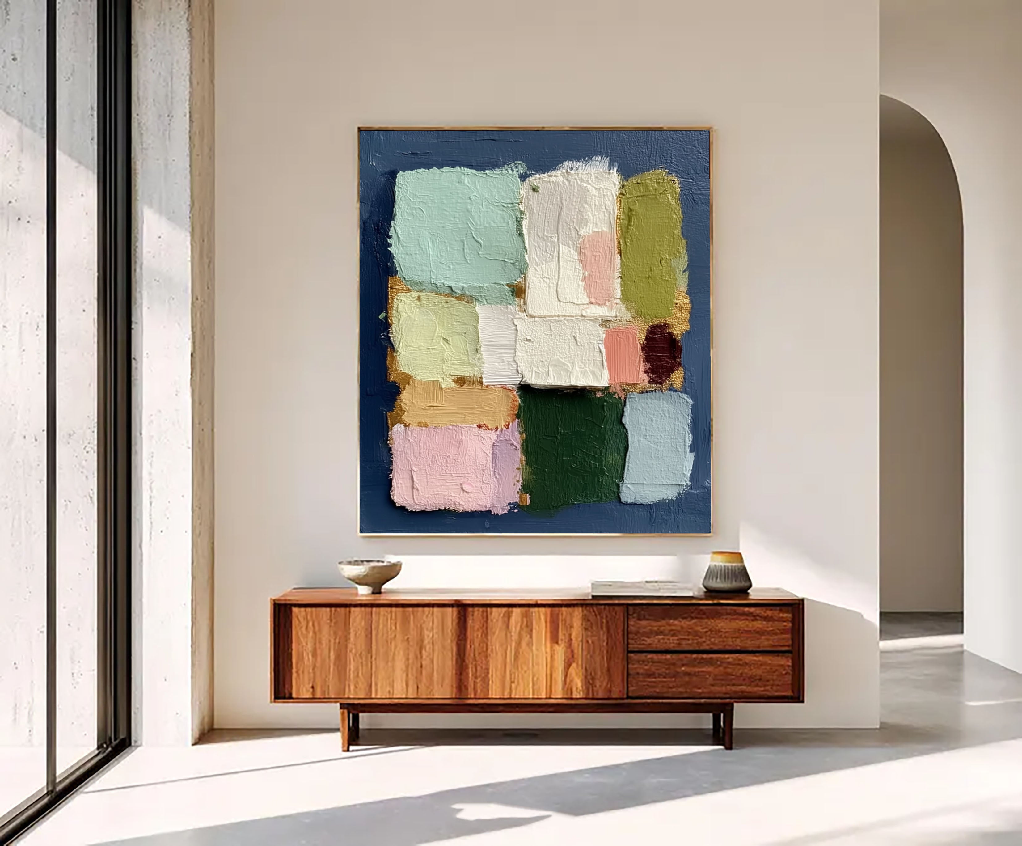 Pastellblock-Harmonie | Sanfte Geometrie