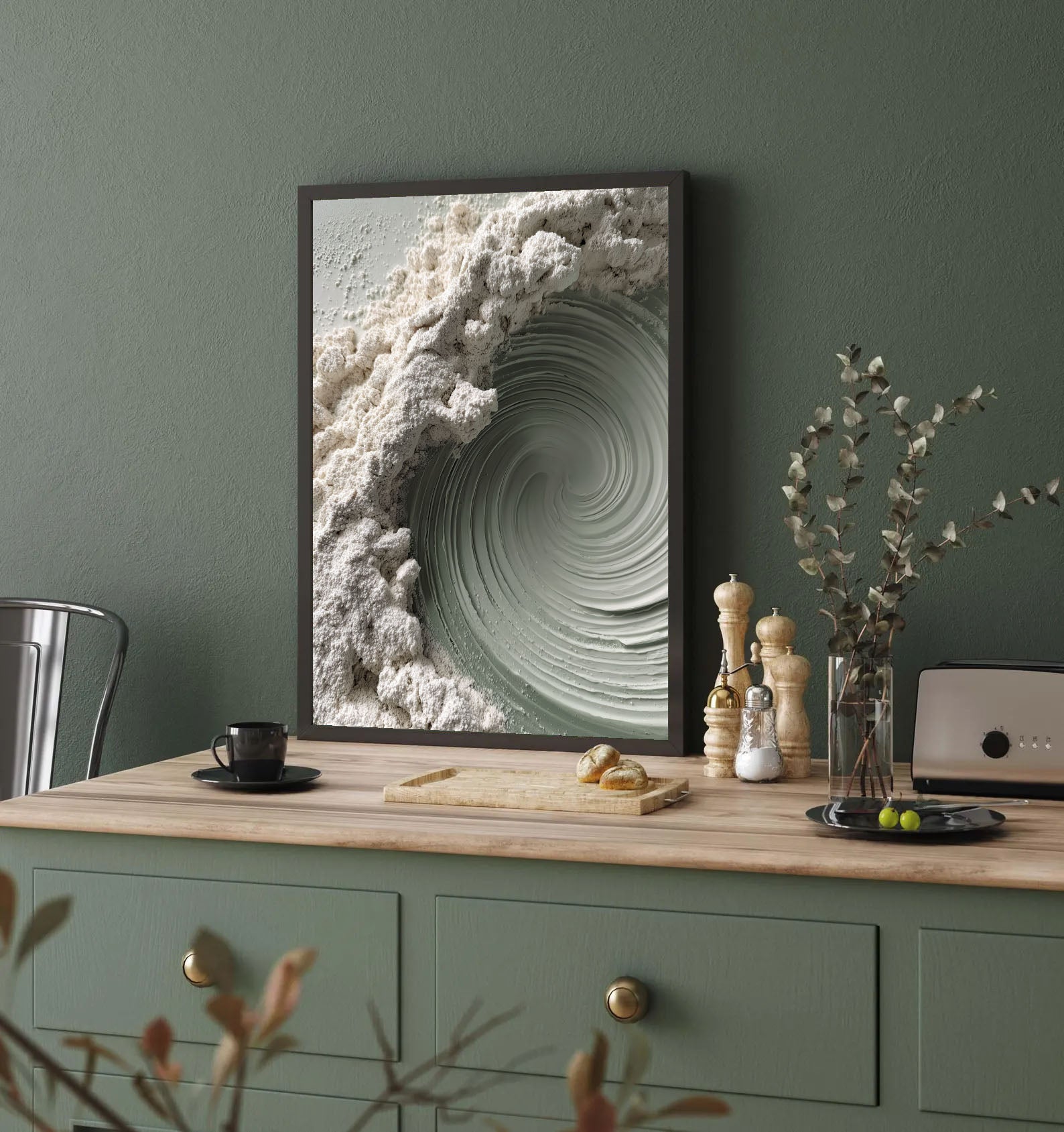 Textured Pale Swirls | White Drift