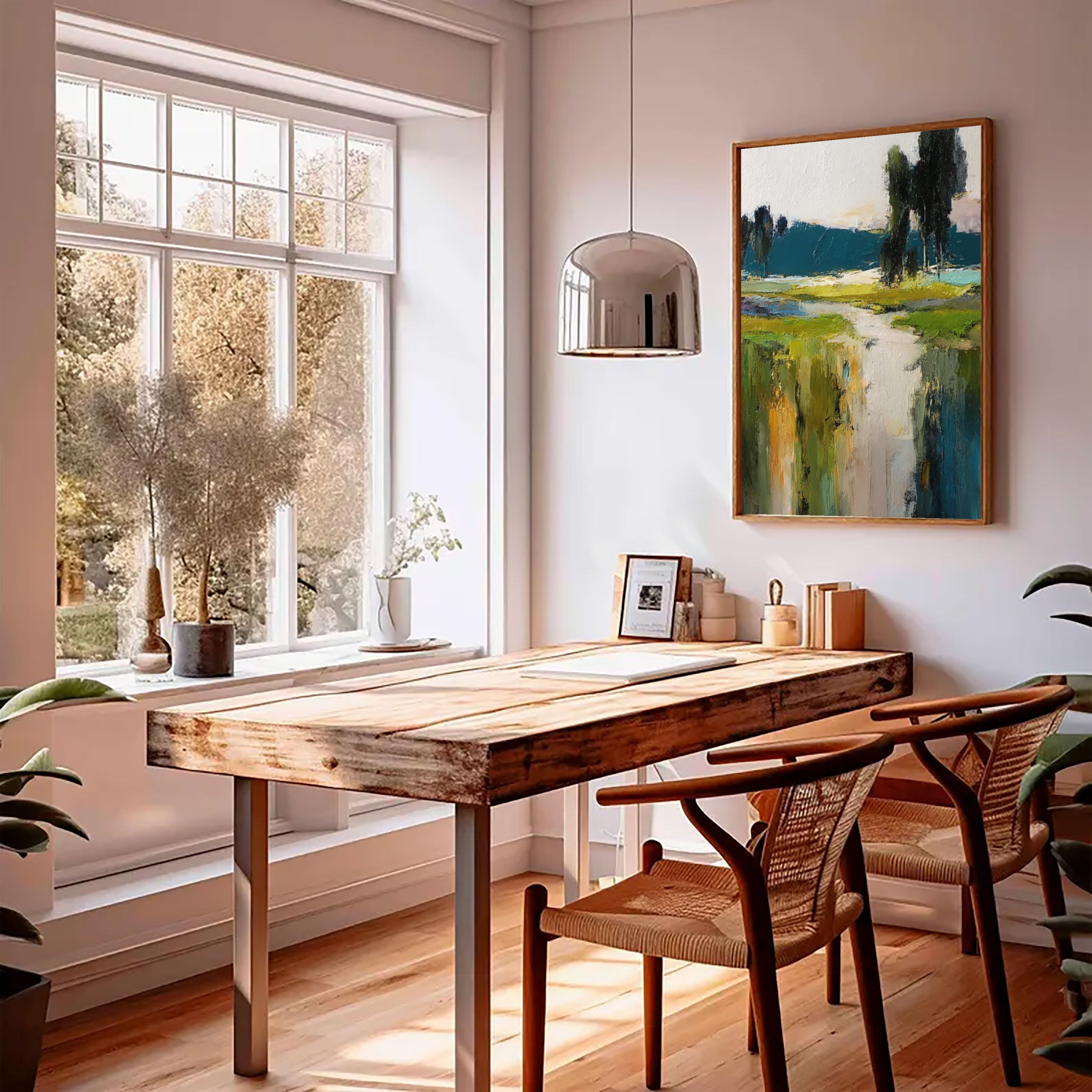 Idyllische Pfadlandschaft | Grüne Hügel