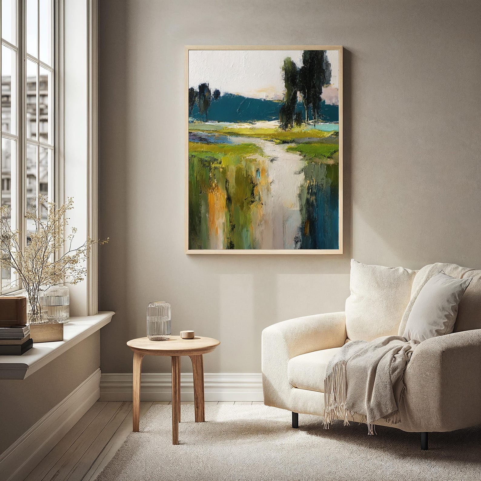 Idyllische Pfadlandschaft | Grüne Hügel