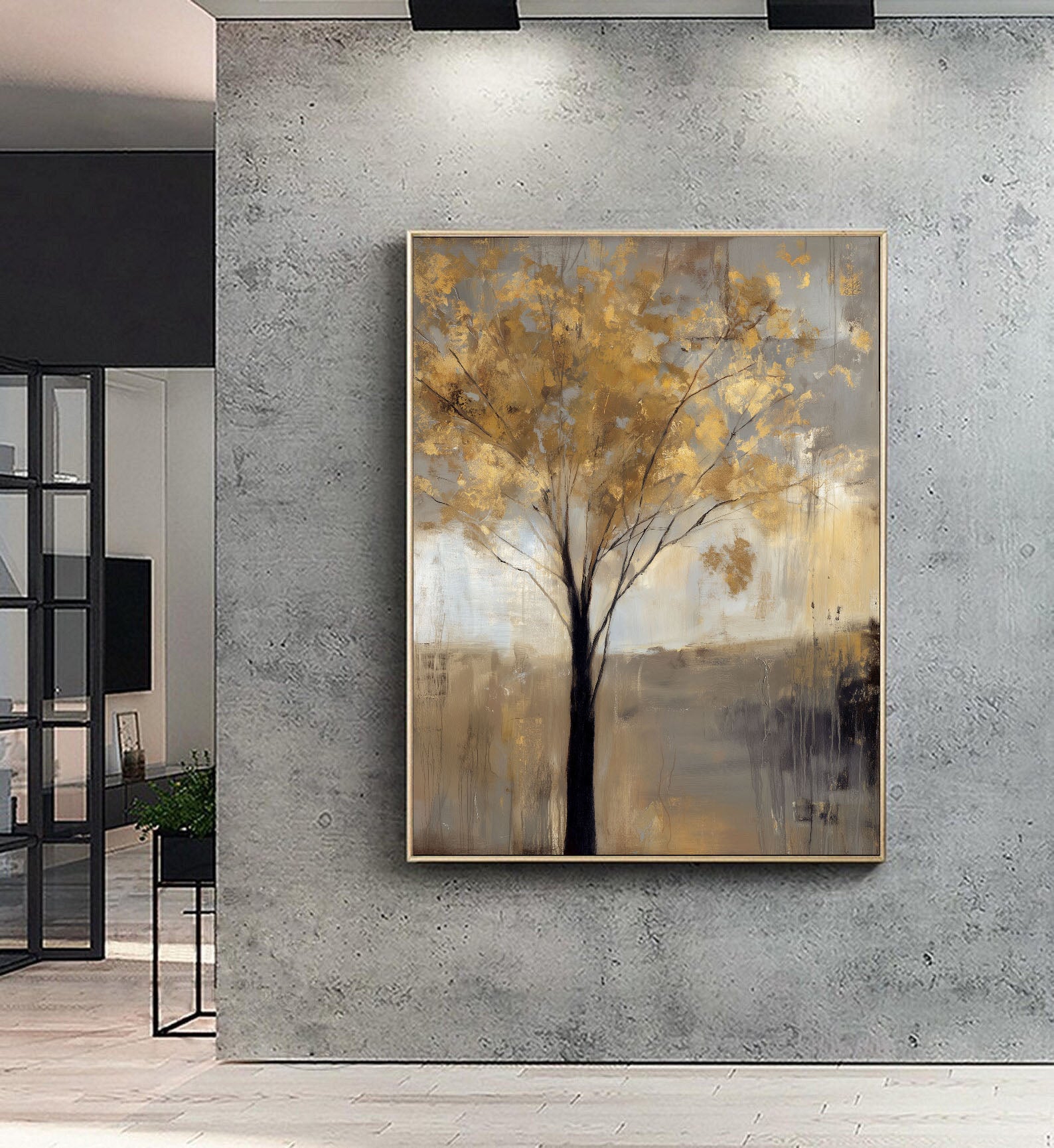 Textured Gilded Canopy | Golden Breeze