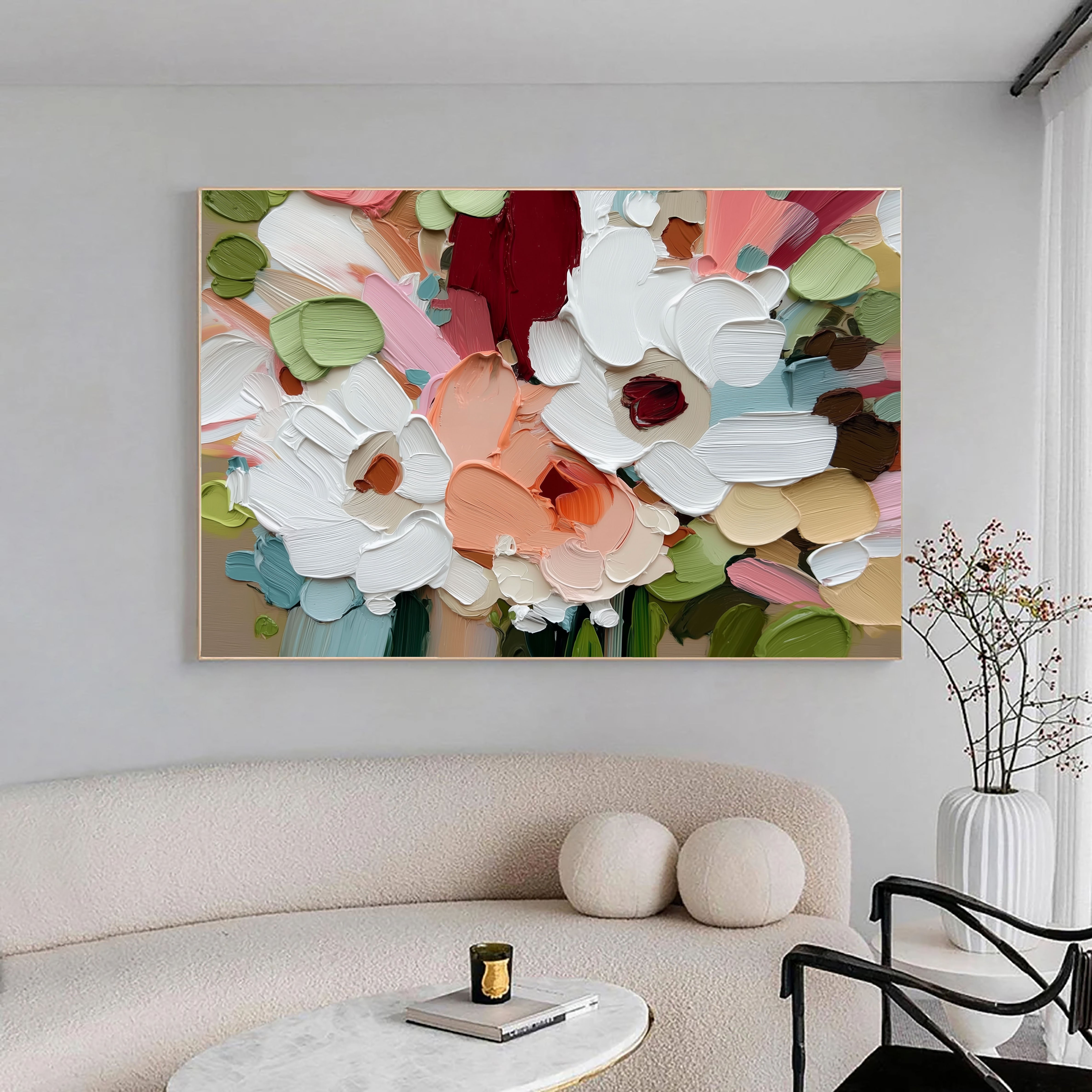 Impasto Petal Radiance | Garden Glow