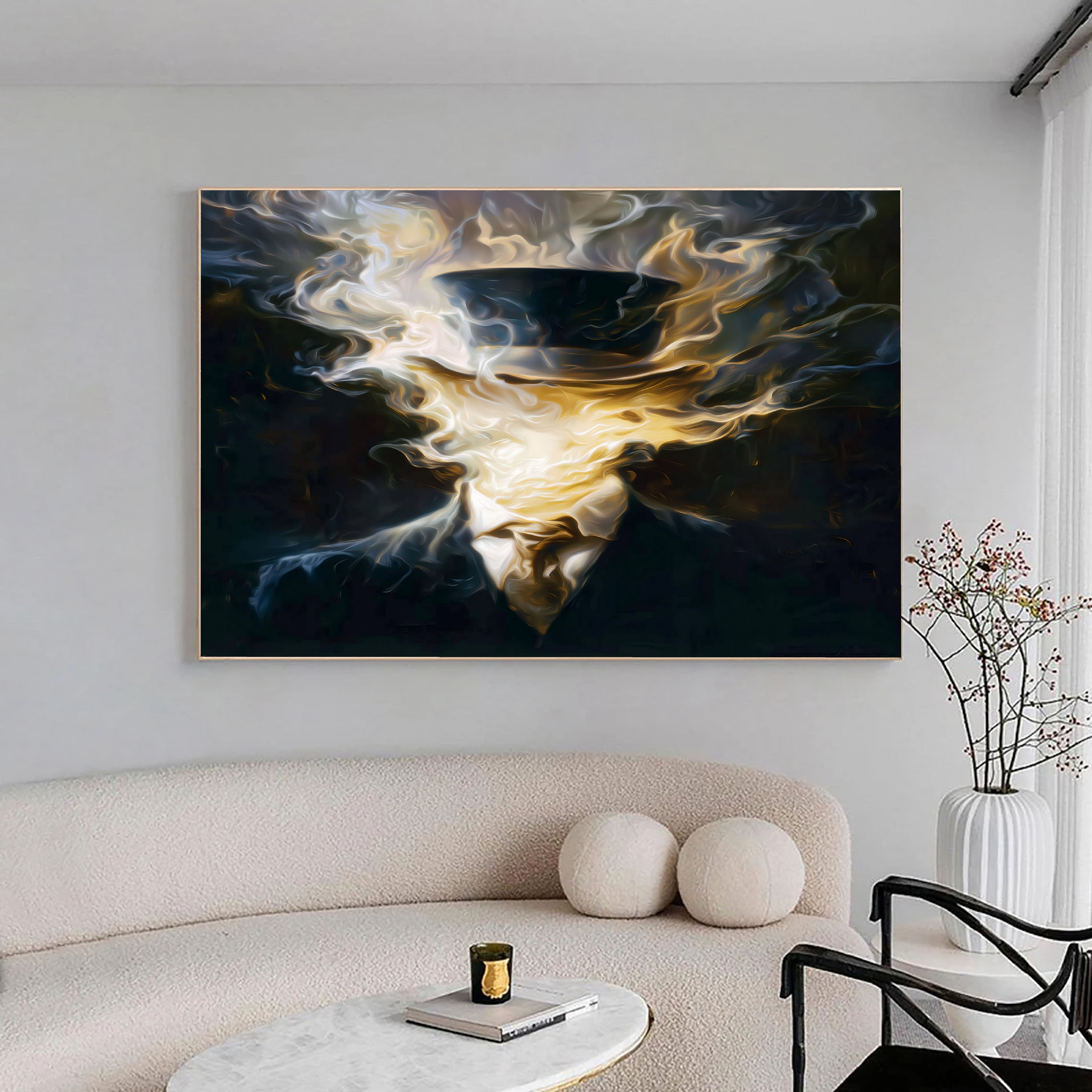 Rauchige Phantom-Eleganz | Goldenes Leichentuch