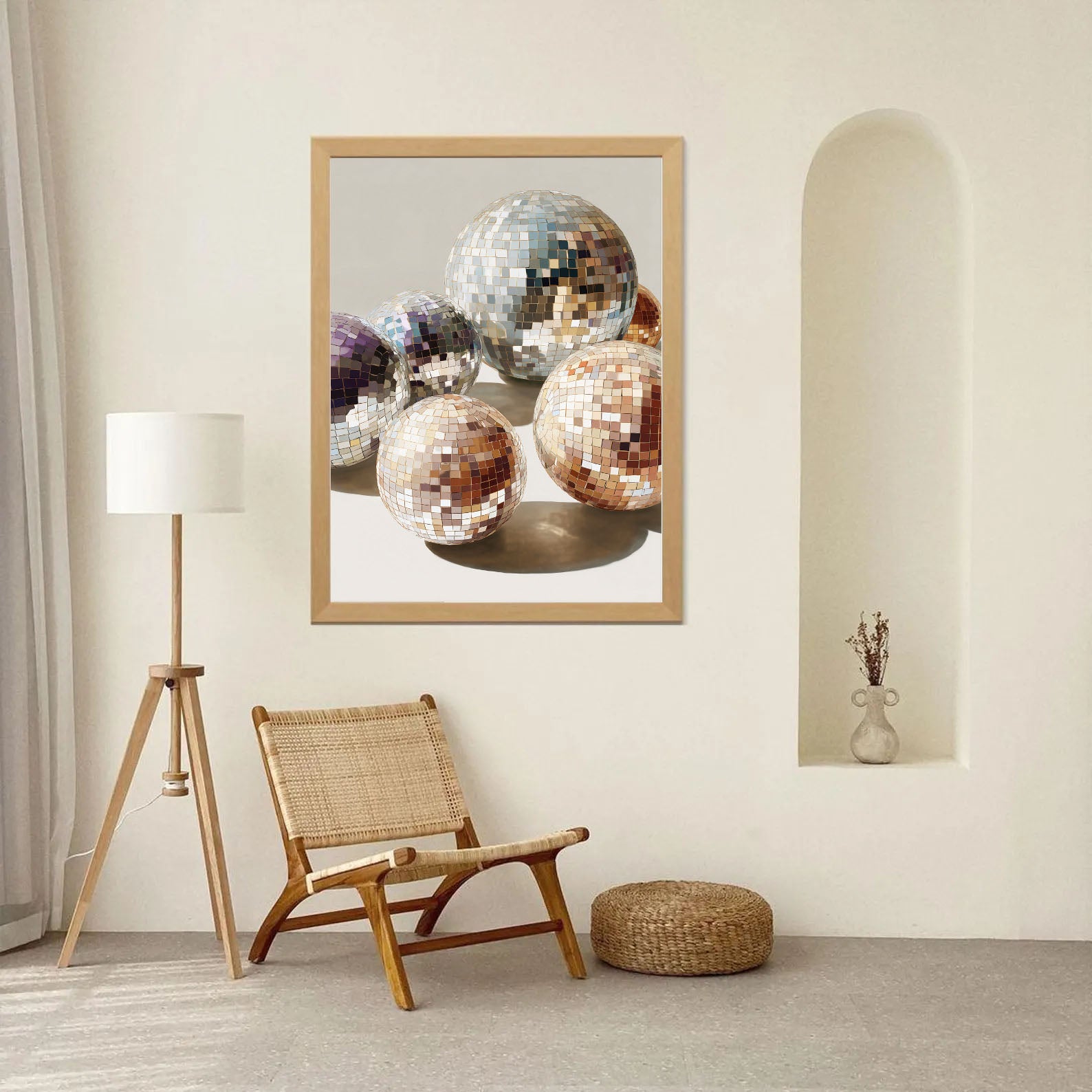 Disco Balls Abstract Art | Retro Glamour