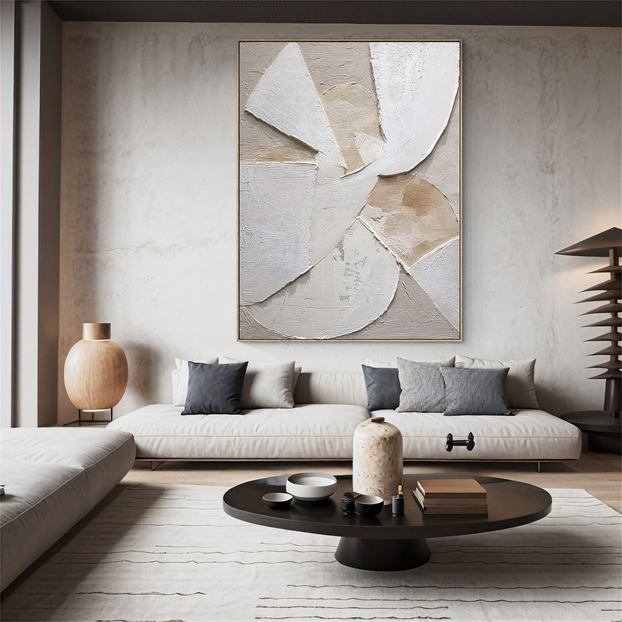 Textured Minimalist Opulence | Neutral Shape