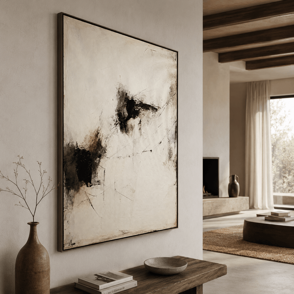 Wabi‑Sabi Art|Faded Fragmented Echo