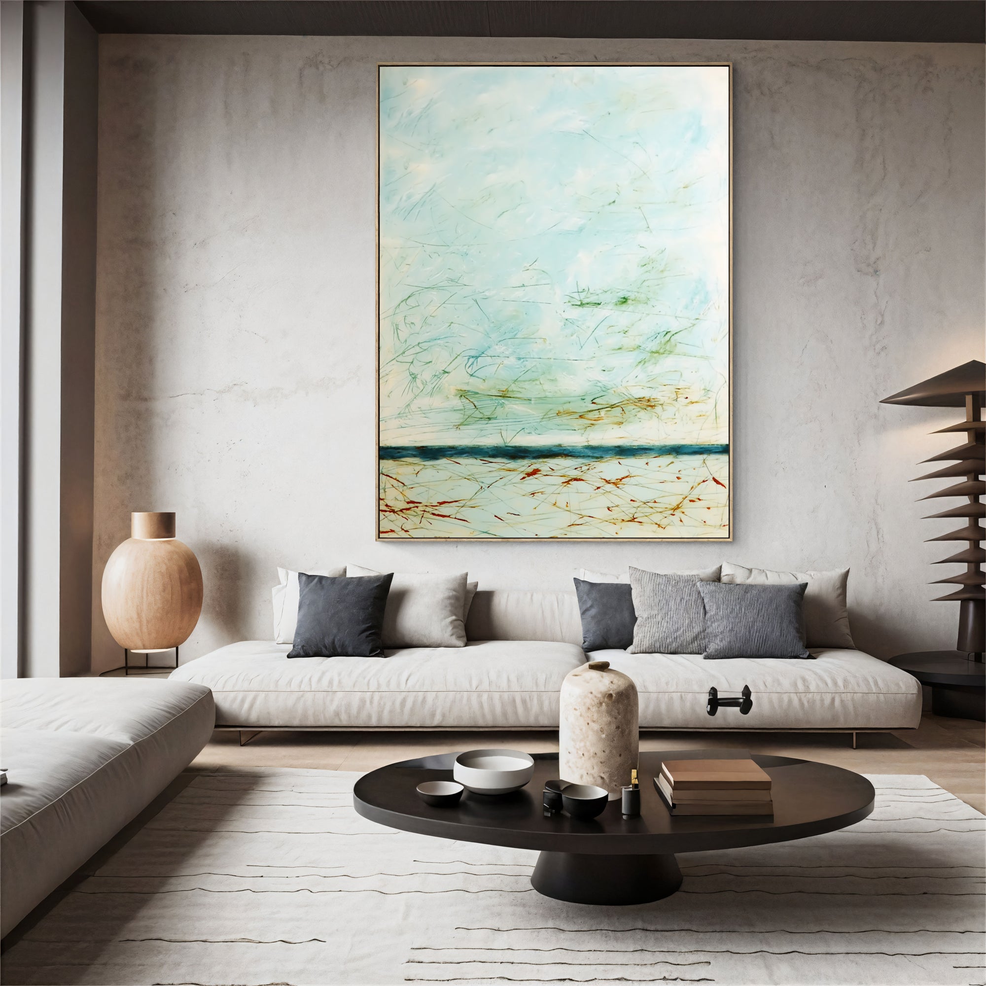 Textured Airy Landscape | Soft Hues