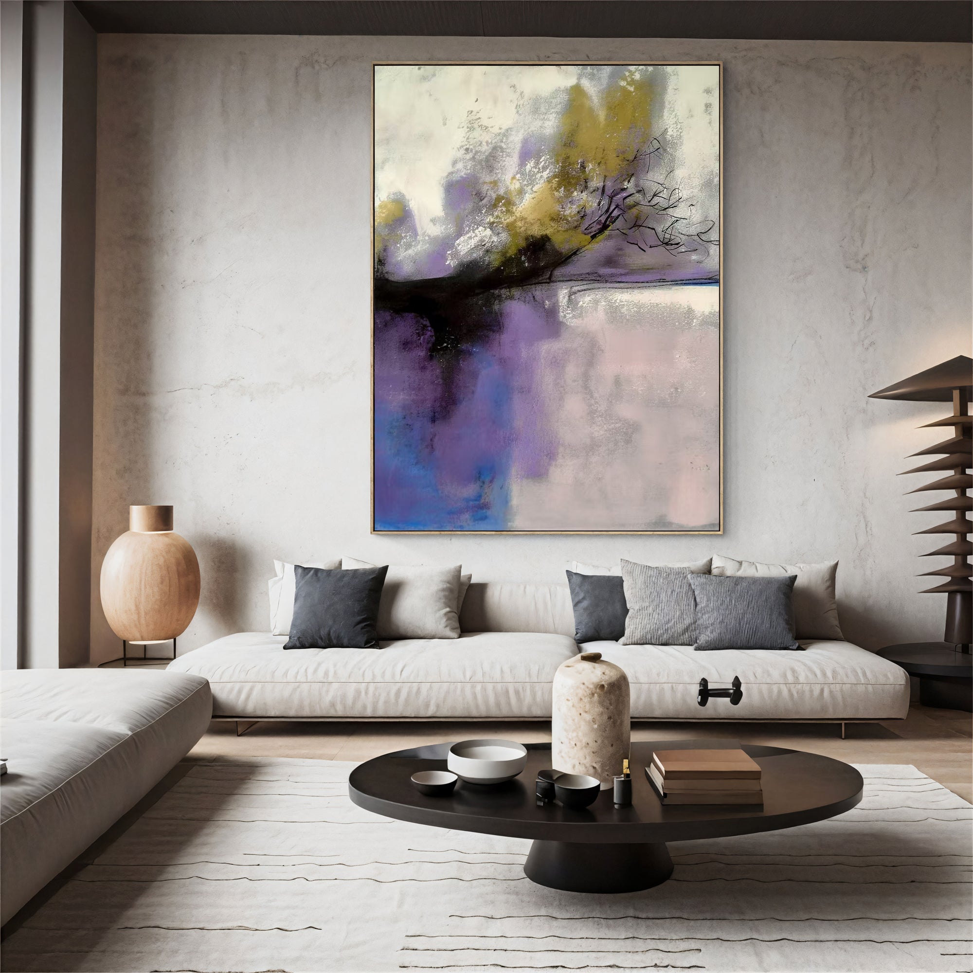 Textured Purple Vitality | Lilac Hues