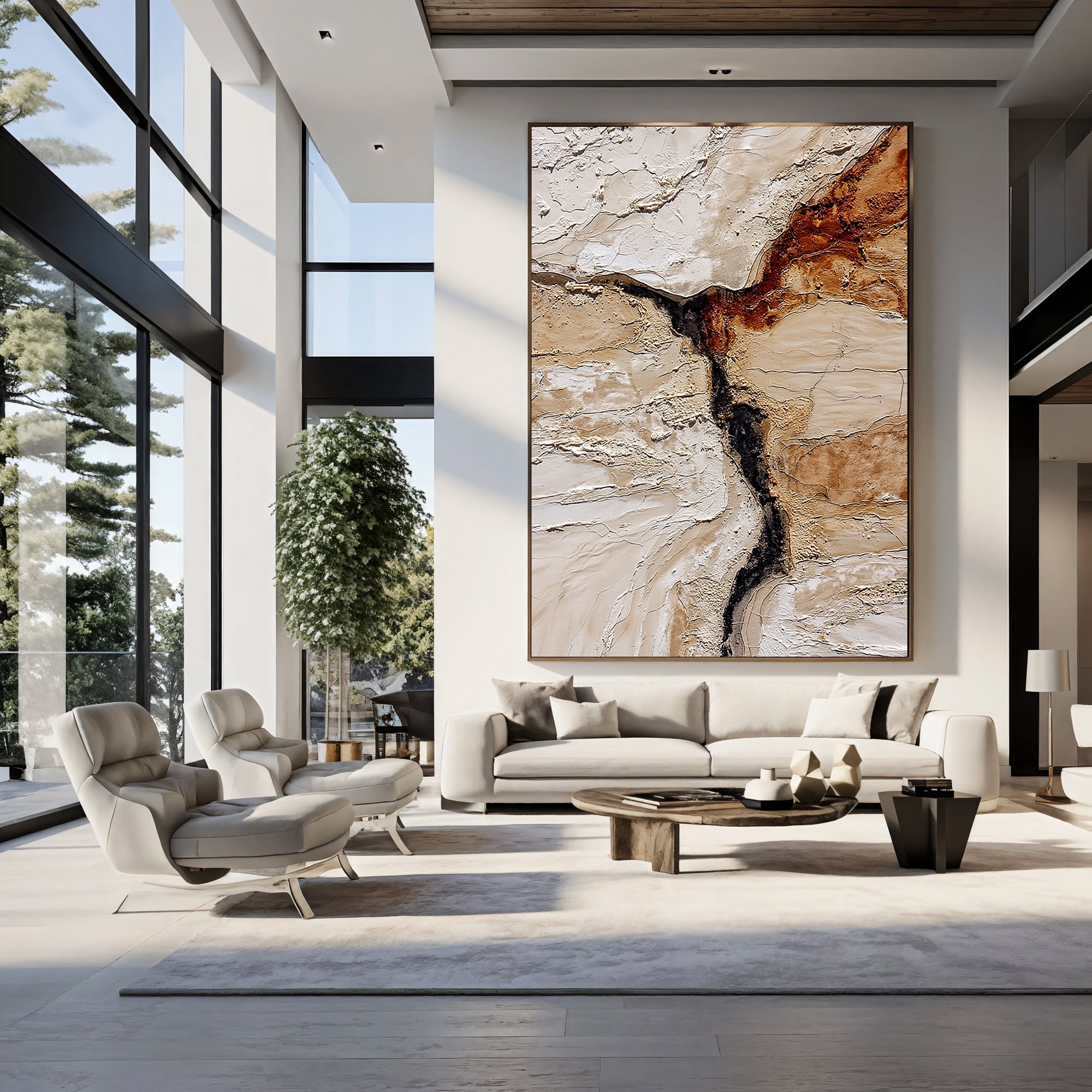 Textured Earthy Opulence | Neutral Vein