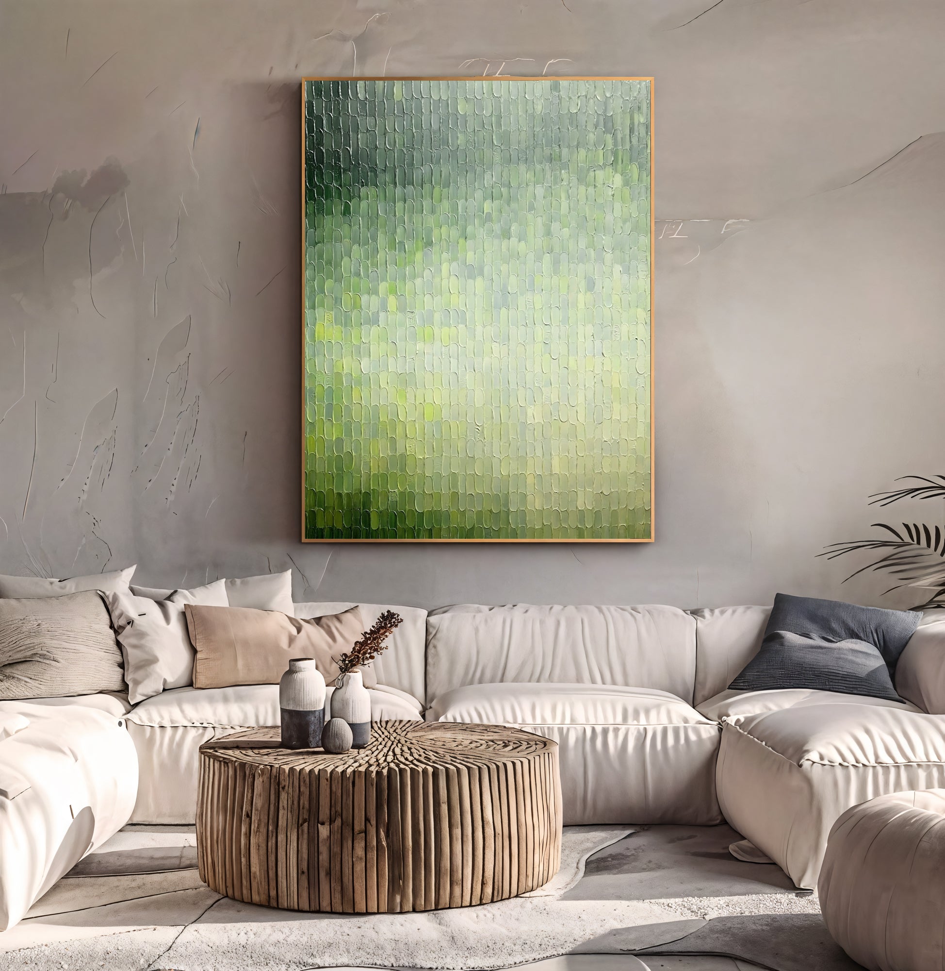 Textured Verdant Opulence | Green Gradients