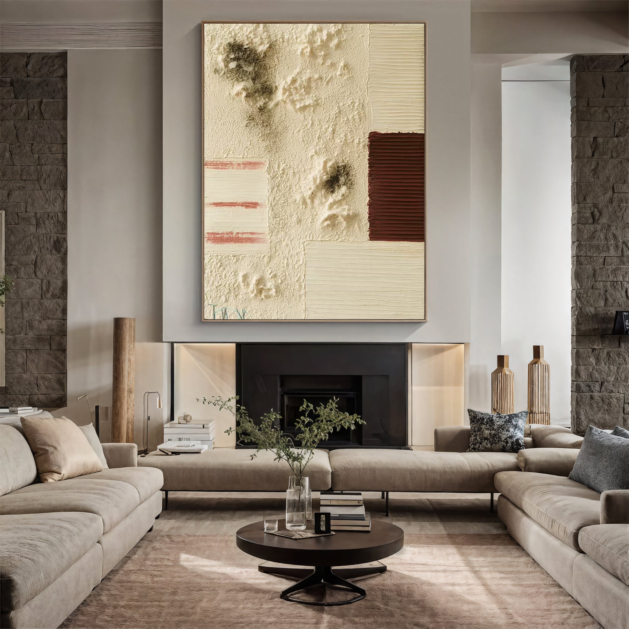 Textured Tactile Serenity | Subtle Hues