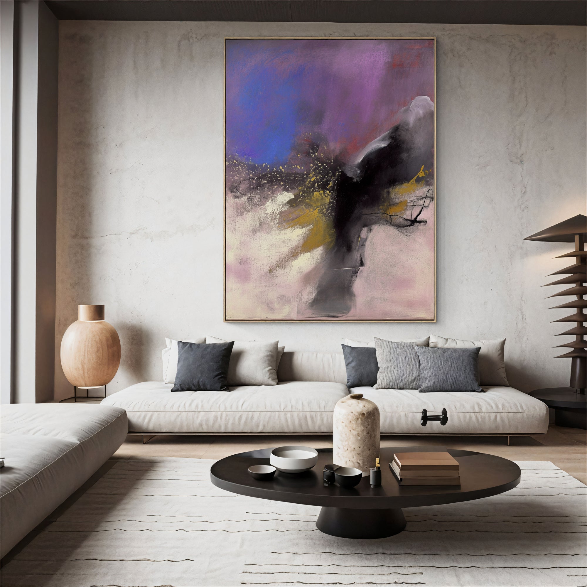 Textured Violet Opulence | Purple Pink