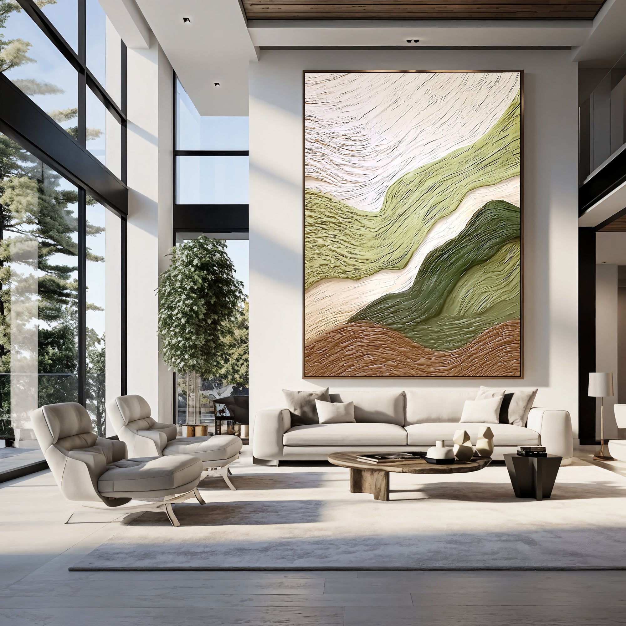 Textured Hillscape Opulence | Green Valleys